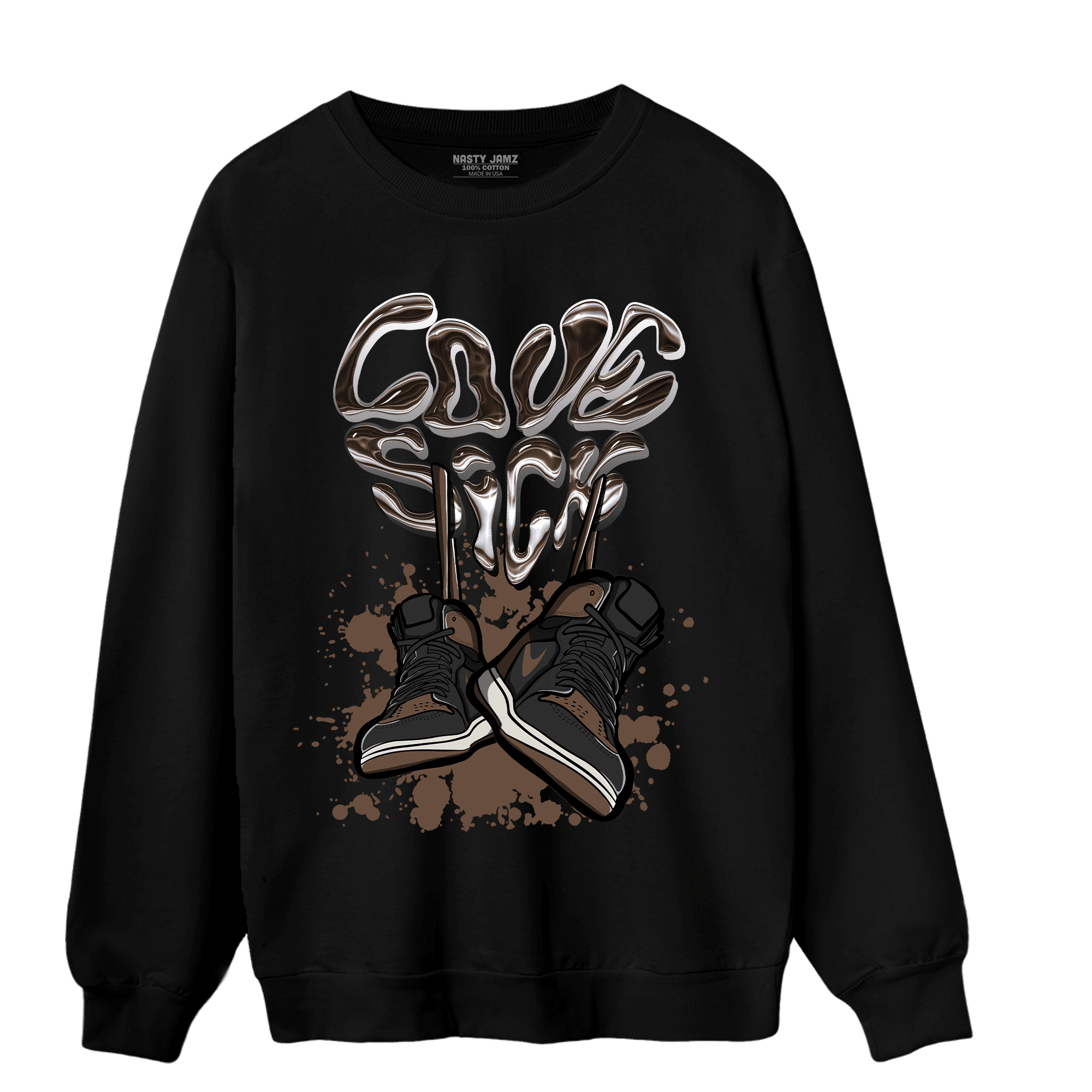 Palomino 1s Sweatshirt Match Sneaker Love Sick - NastyJamz