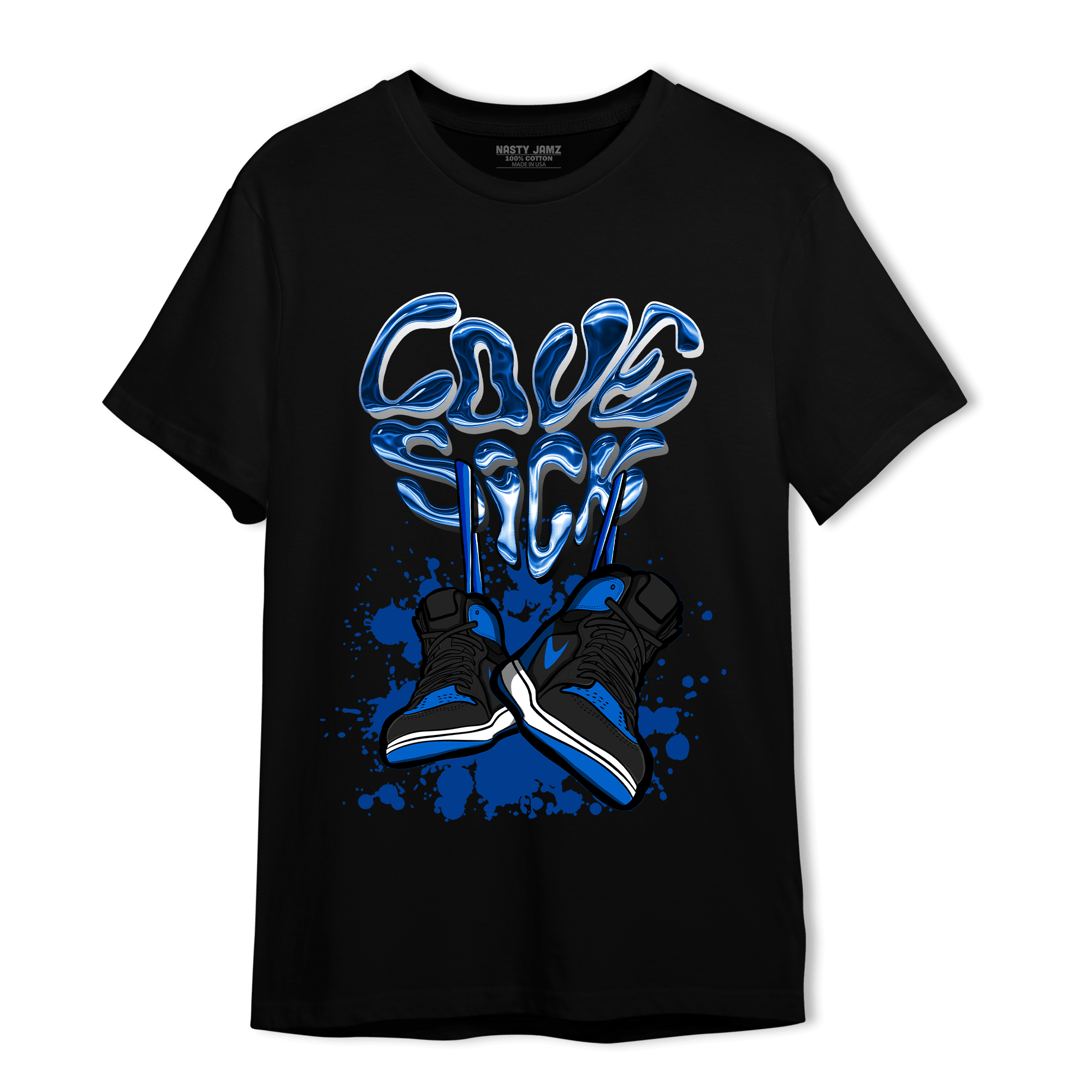 Royal Reimagined 1s T Shirt Match Sneaker Love Sick - NastyJamz