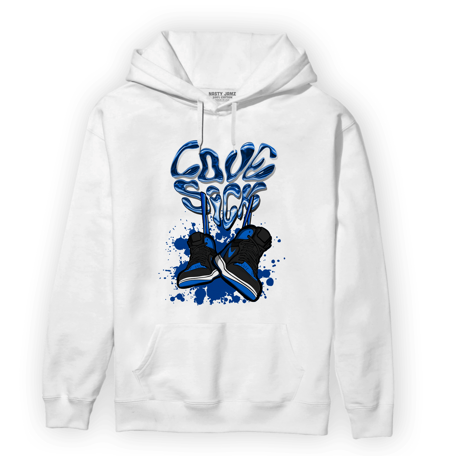 Royal Reimagined 1s Hoodie Match Sneaker Love Sick - NastyJamz