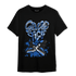 University Blue Toe 1s T Shirt Match Sneaker Love Sick - NastyJamz