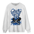 University Blue Toe 1s Sweatshirt Match Sneaker Love Sick - NastyJamz