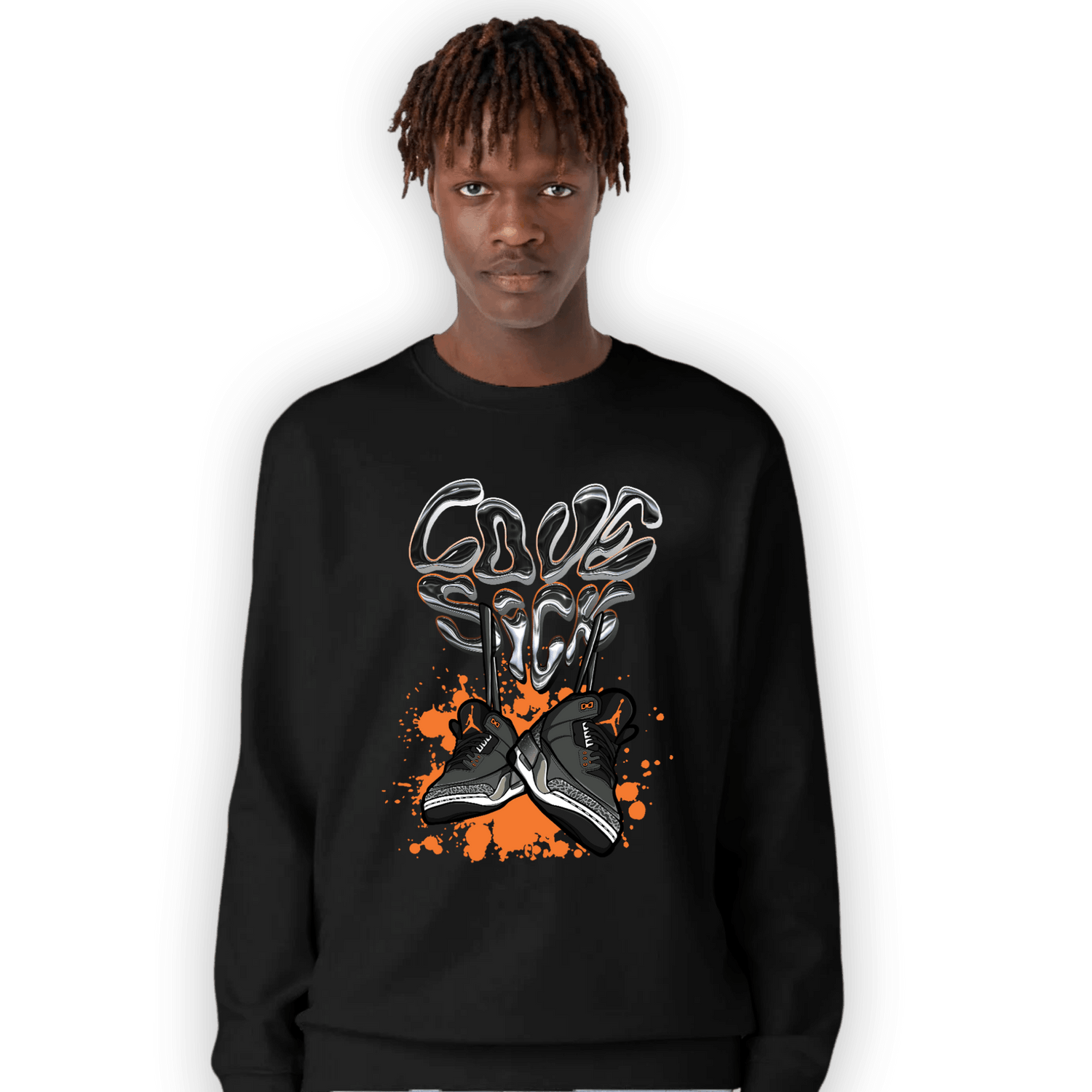 Fear Pack 3s Sweatshirt Match Sneaker Love Sick - NastyJamz