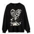 Off Noir 3s Sweatshirt Match Sneaker Love Sick - NastyJamz