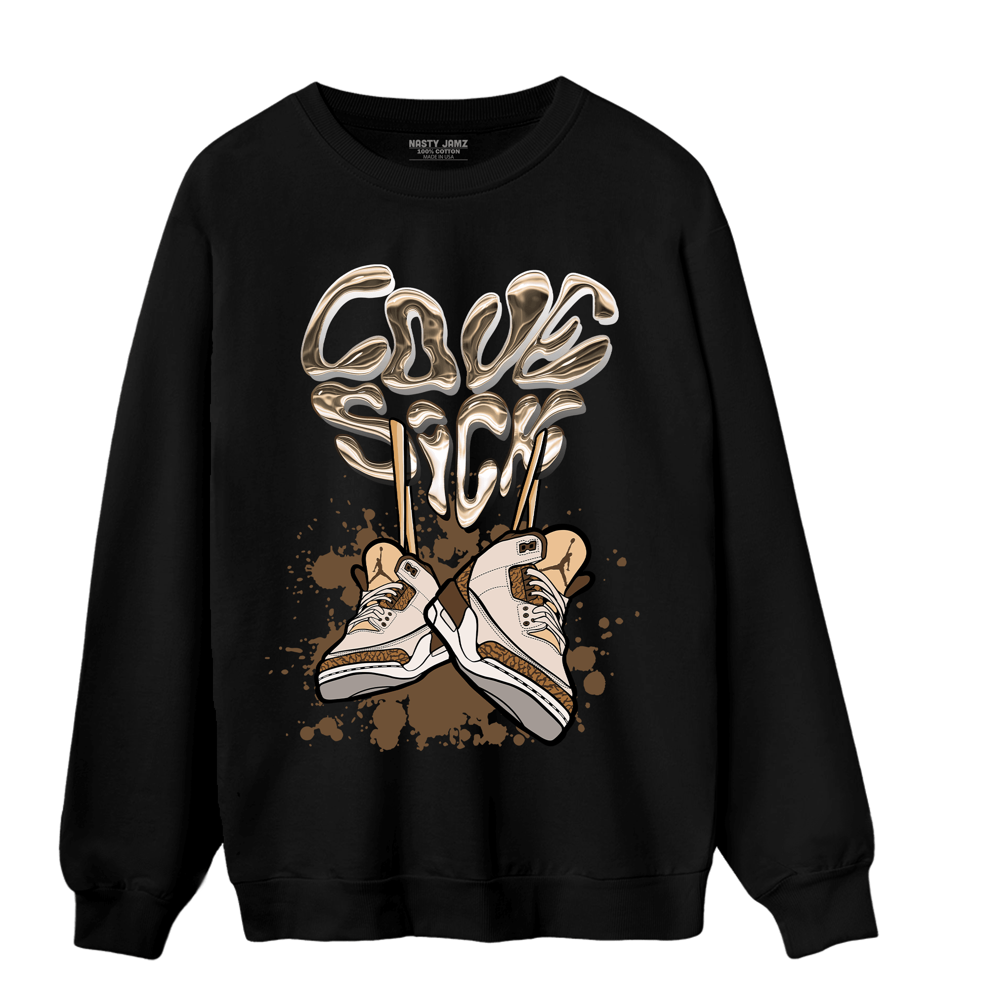 Palomino 3s Sweatshirt Match Sneaker Love Sick - NastyJamz