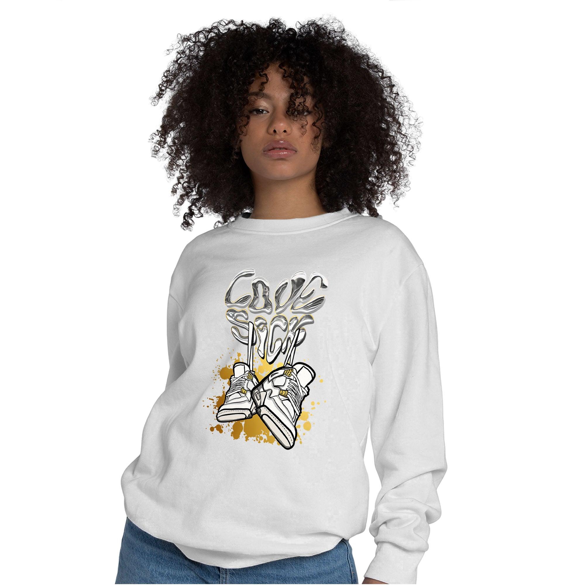 Sail 4s Sweatshirt Match Sneaker Love Sick - NastyJamz