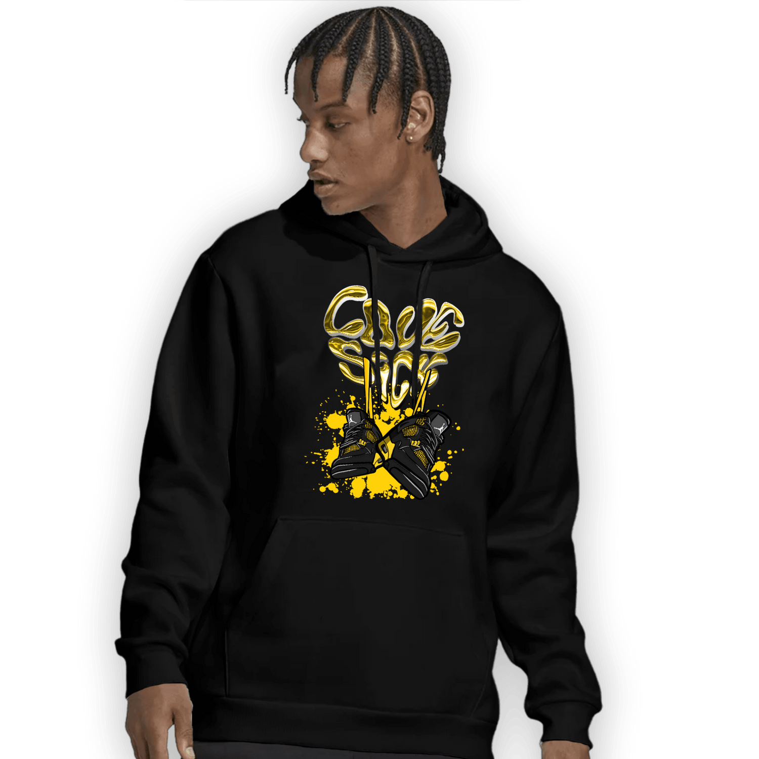 Thunder 4s Hoodie Match Sneaker Love Sick - NastyJamz