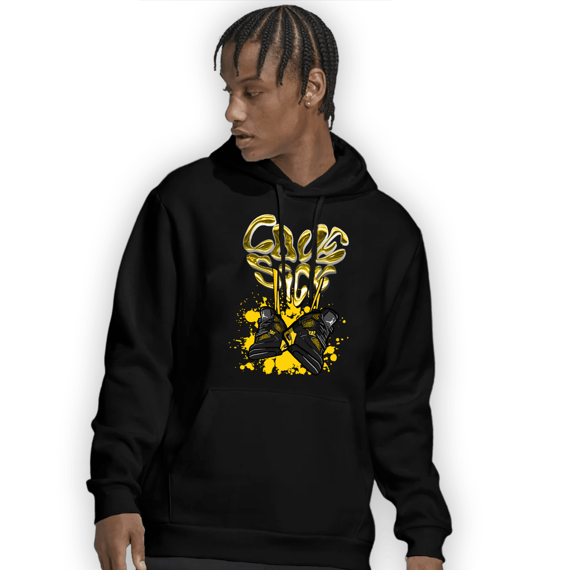 Thunder 4s Hoodie Match Sneaker Love Sick - NastyJamz