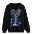 Midnight Navy 5s Sweatshirt Match Sneaker Love Sick - NastyJamz