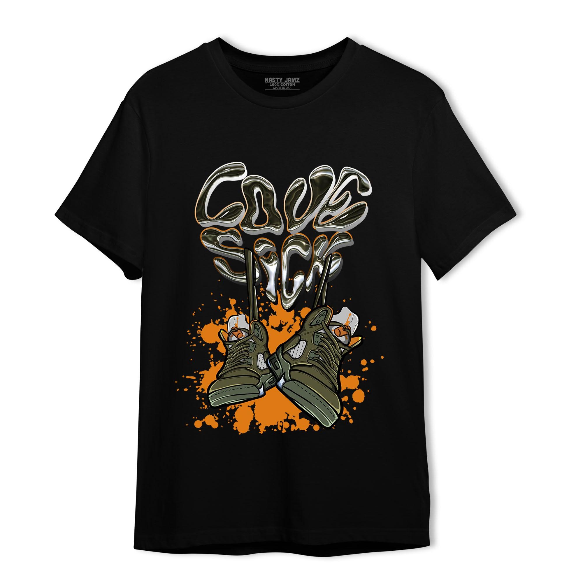 Olive 5s T Shirt Match Sneaker Love Sick - NastyJamz