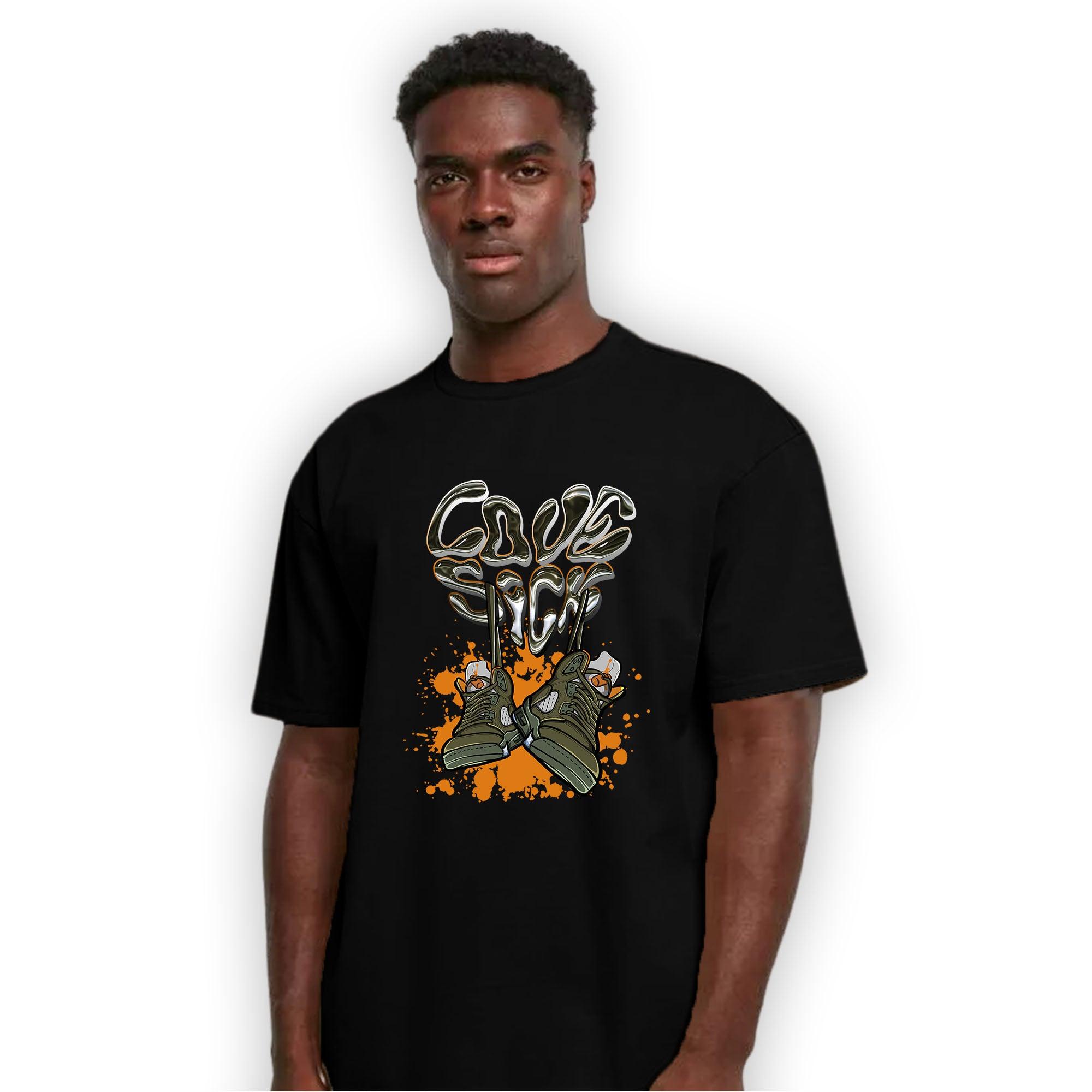 Olive 5s T Shirt Match Sneaker Love Sick - NastyJamz