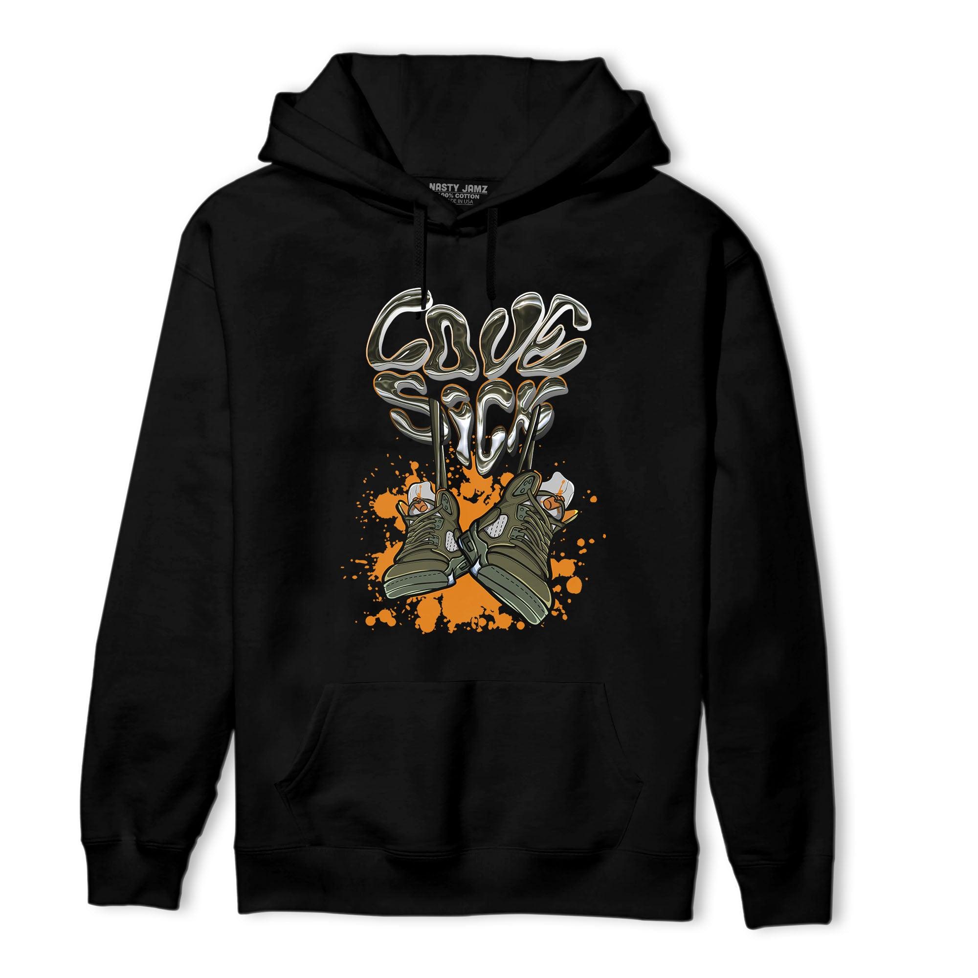 Olive 5s Hoodie Match Sneaker Love Sick - NastyJamz