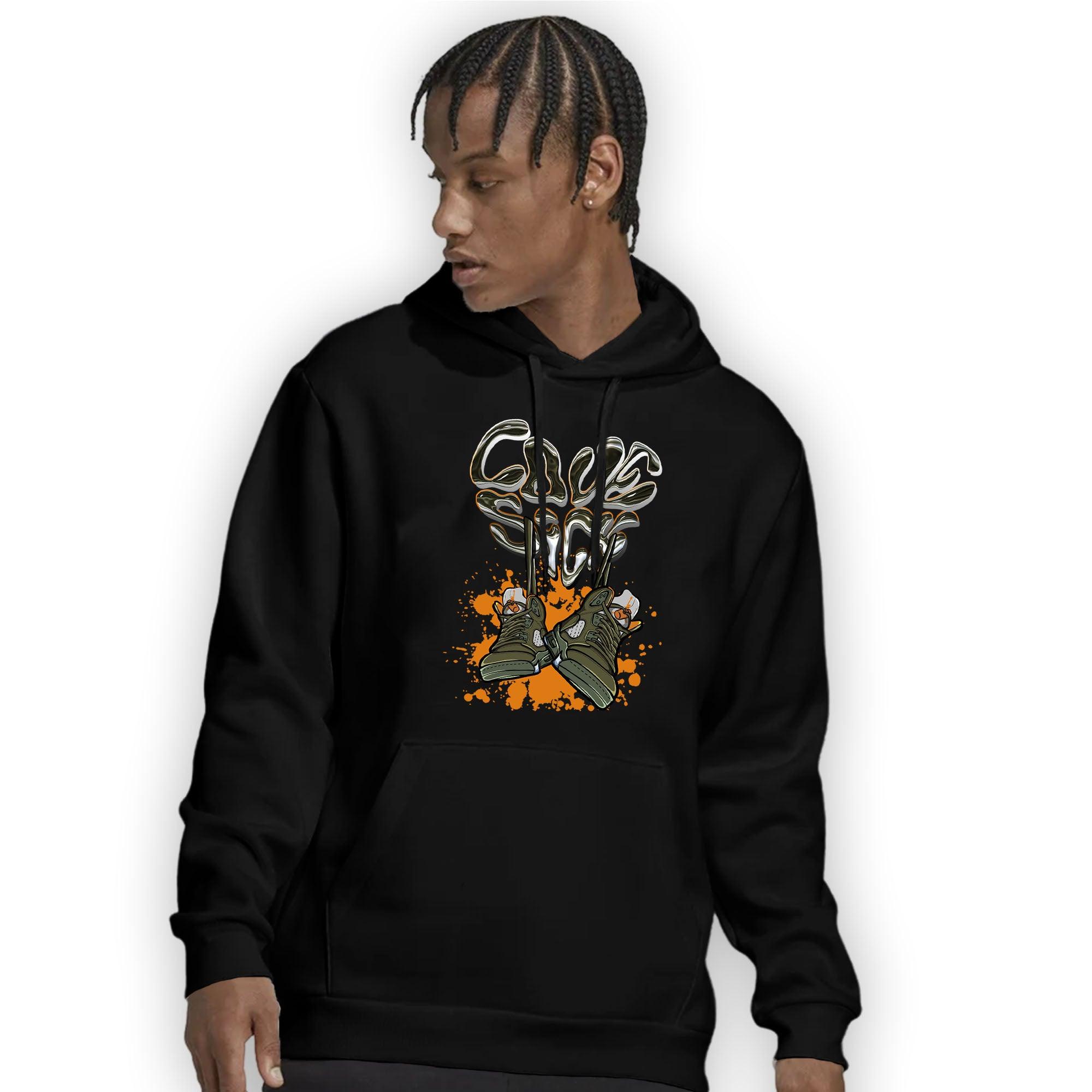 Olive 5s Hoodie Match Sneaker Love Sick - NastyJamz