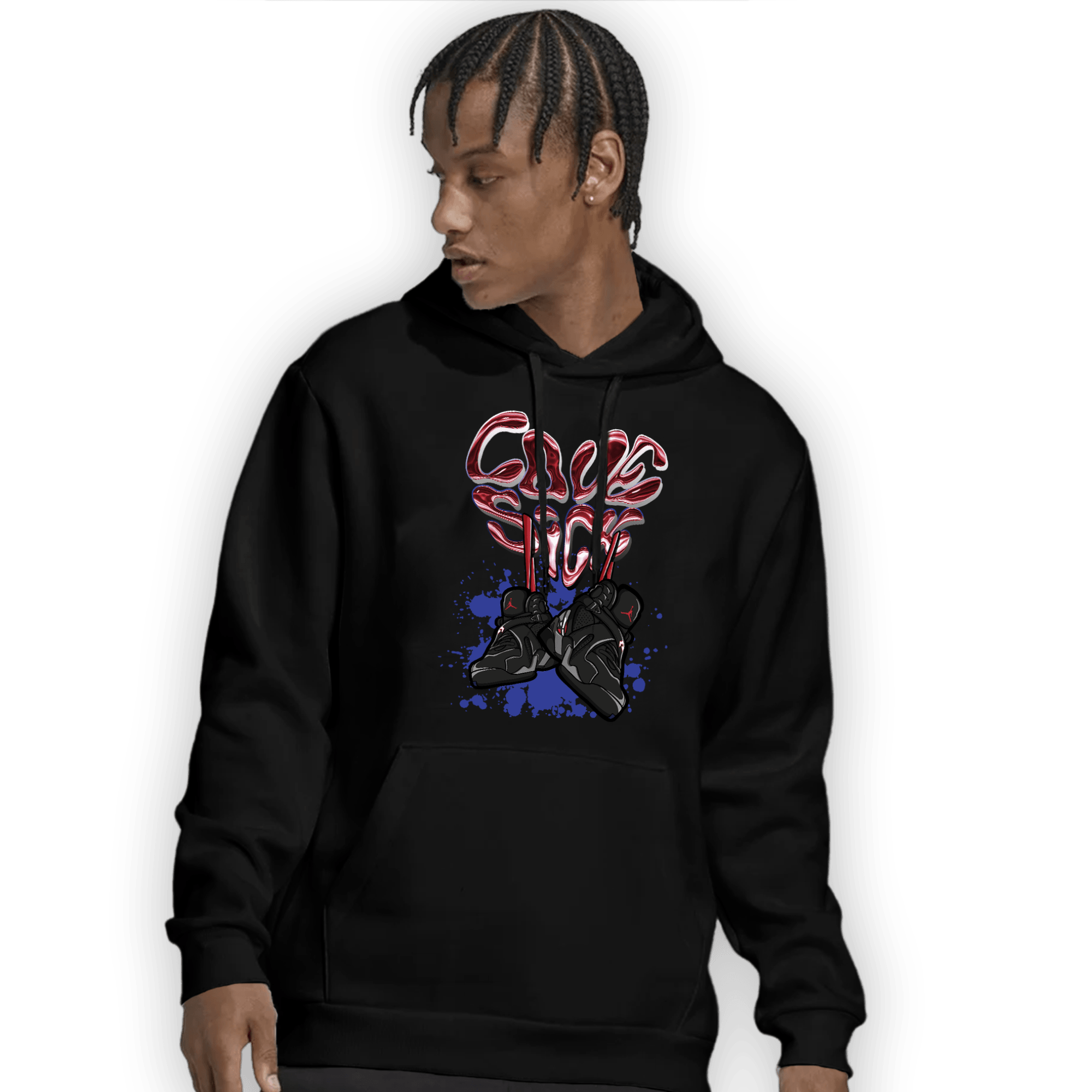 Playoffs 8s Hoodie Match Sneaker Love Sick - NastyJamz