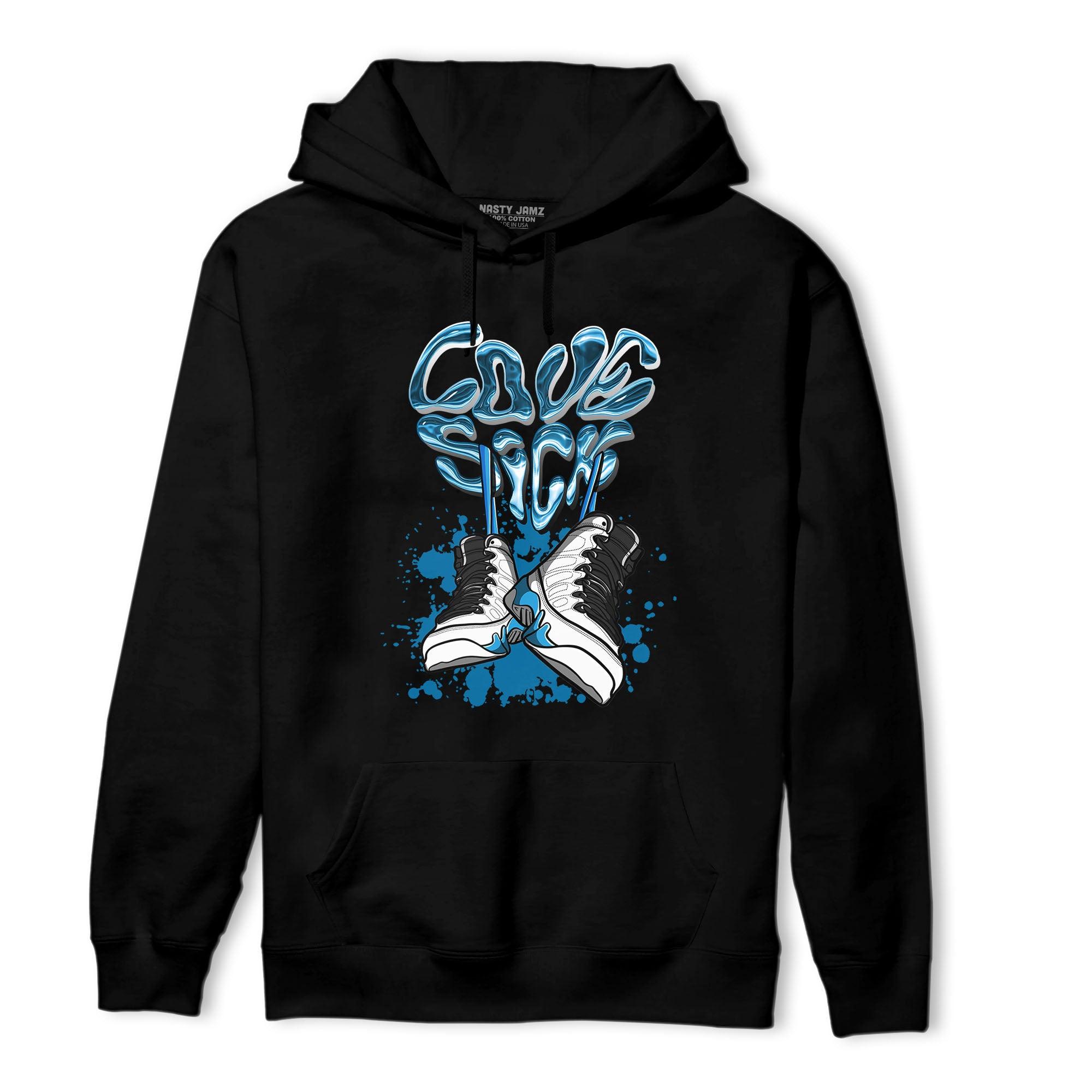 Powder Blue 9s Hoodie Match Sneaker Love Sick - NastyJamz