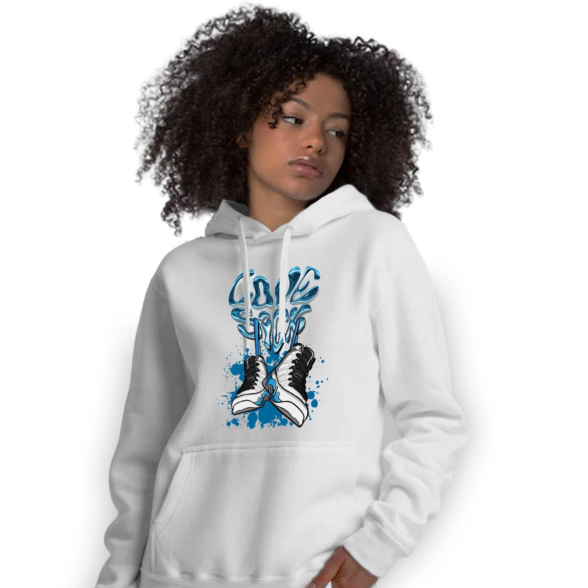 Powder Blue 9s Hoodie Match Sneaker Love Sick - NastyJamz