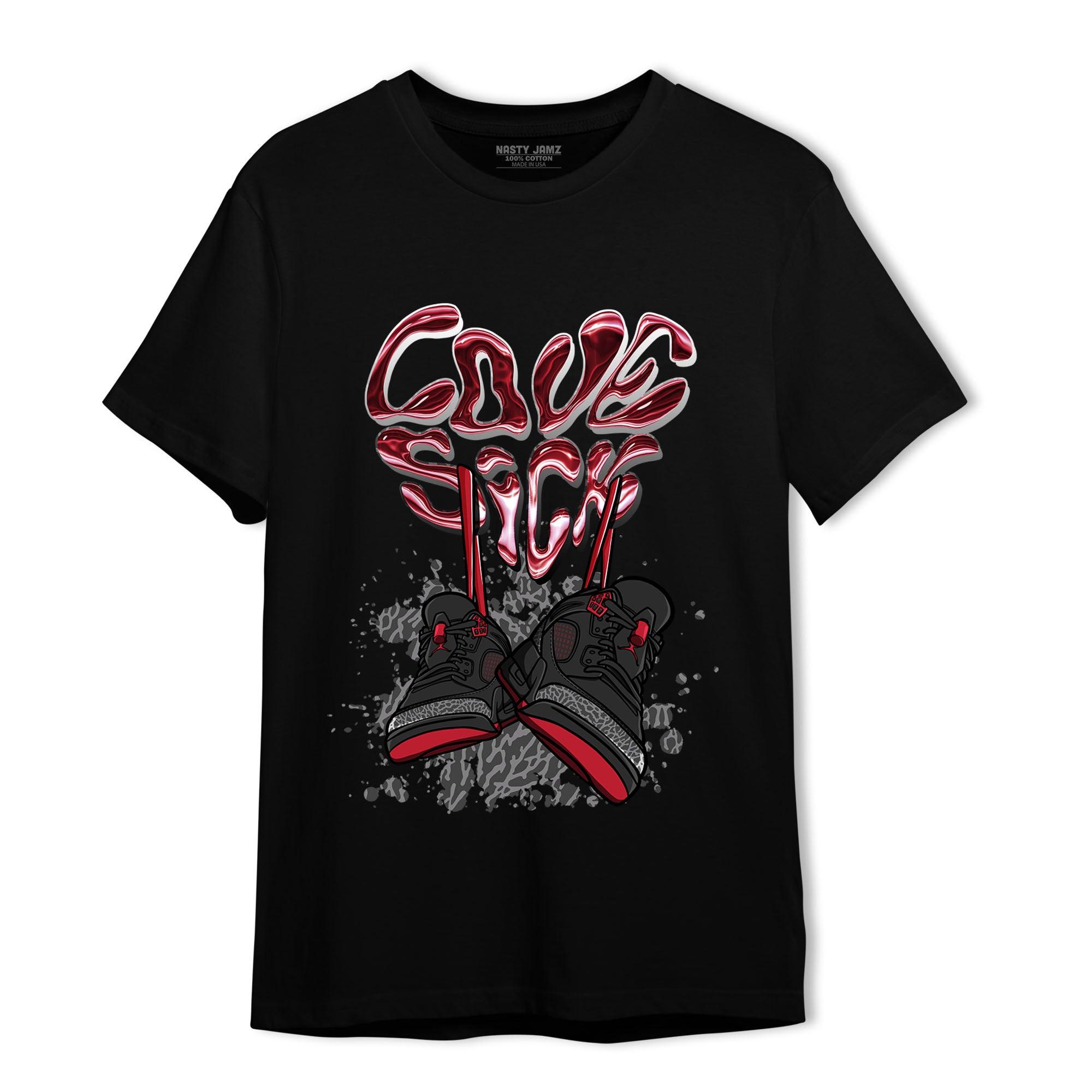 Spizike Low Bred T Shirt Match Sneaker Love Sick - NastyJamz