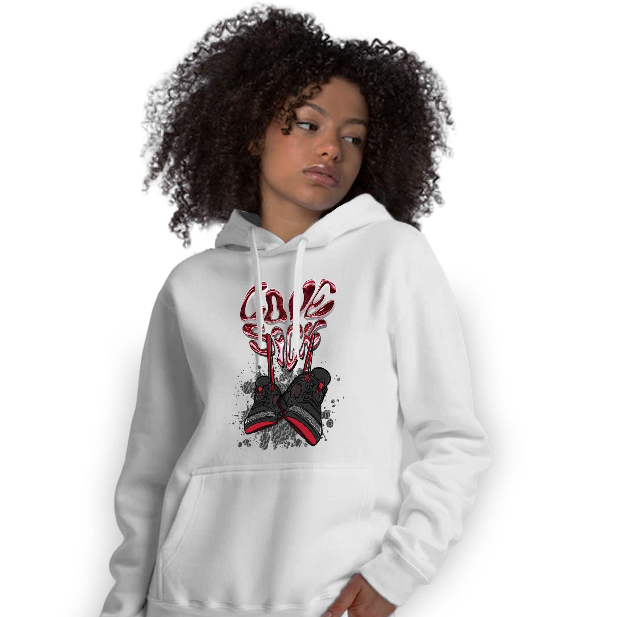 Spizike Low Bred Hoodie Match Sneaker Love Sick - NastyJamz