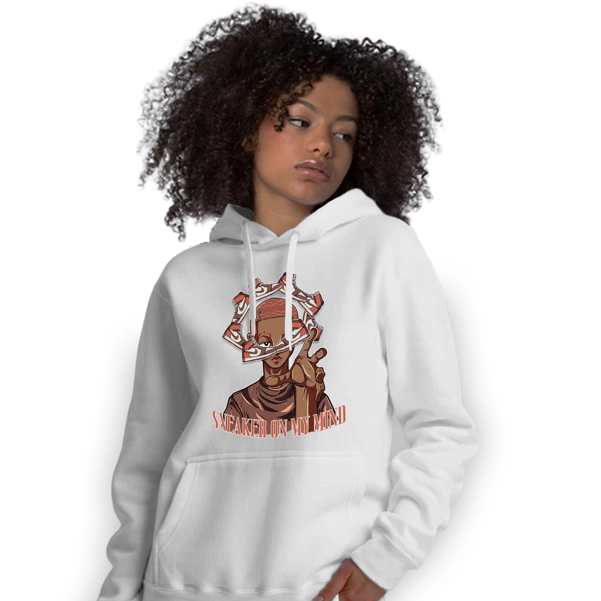 High OG Dusted Clay 1s Hoodie Match Sneaker On My Mind - NastyJamz