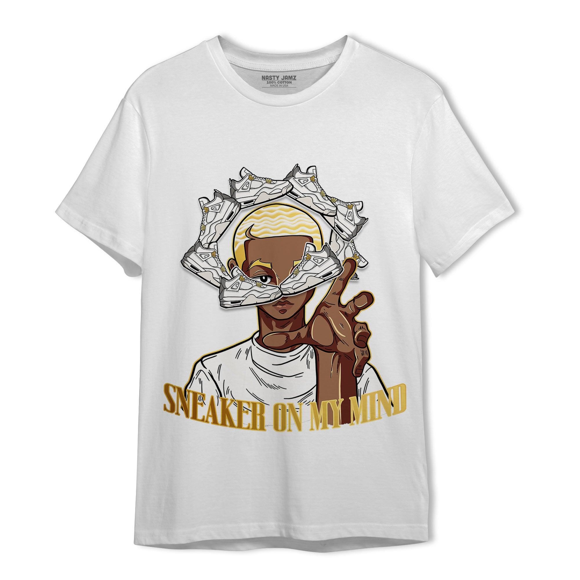 Sail 4s T Shirt Match Sneaker On My Mind - NastyJamz