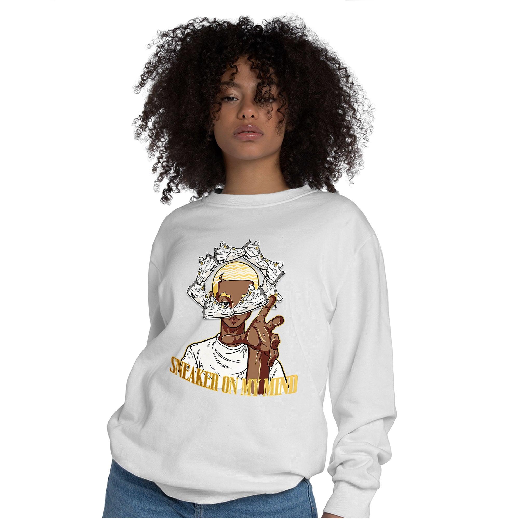 Sail 4s Sweatshirt Match Sneaker On My Mind - NastyJamz