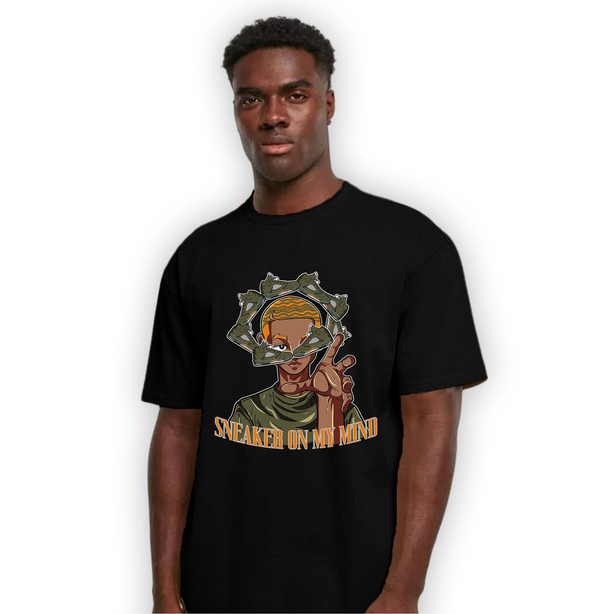 Olive 5s T Shirt Match Sneaker On My Mind - NastyJamz