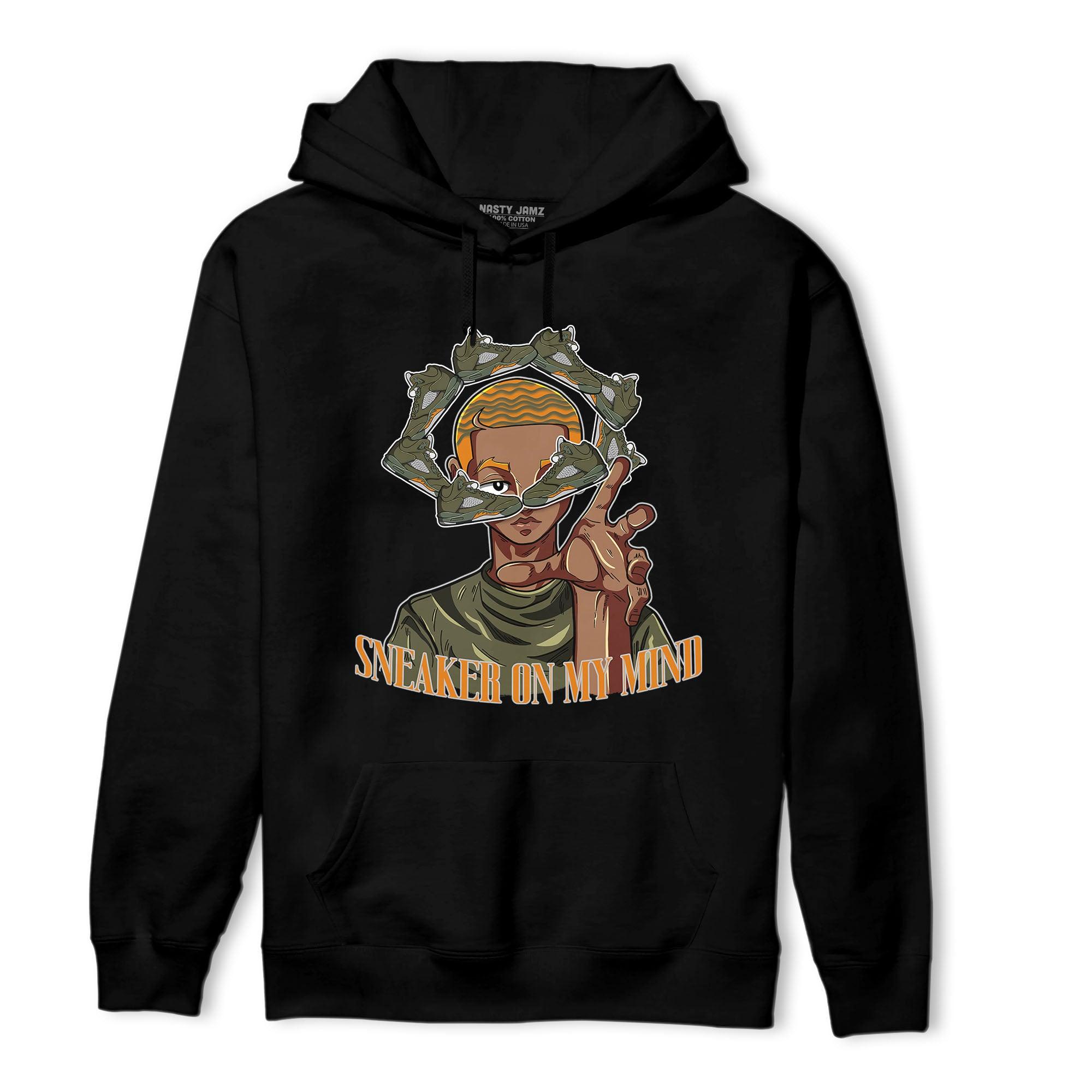 Olive 5s Hoodie Match Sneaker On My Mind - NastyJamz