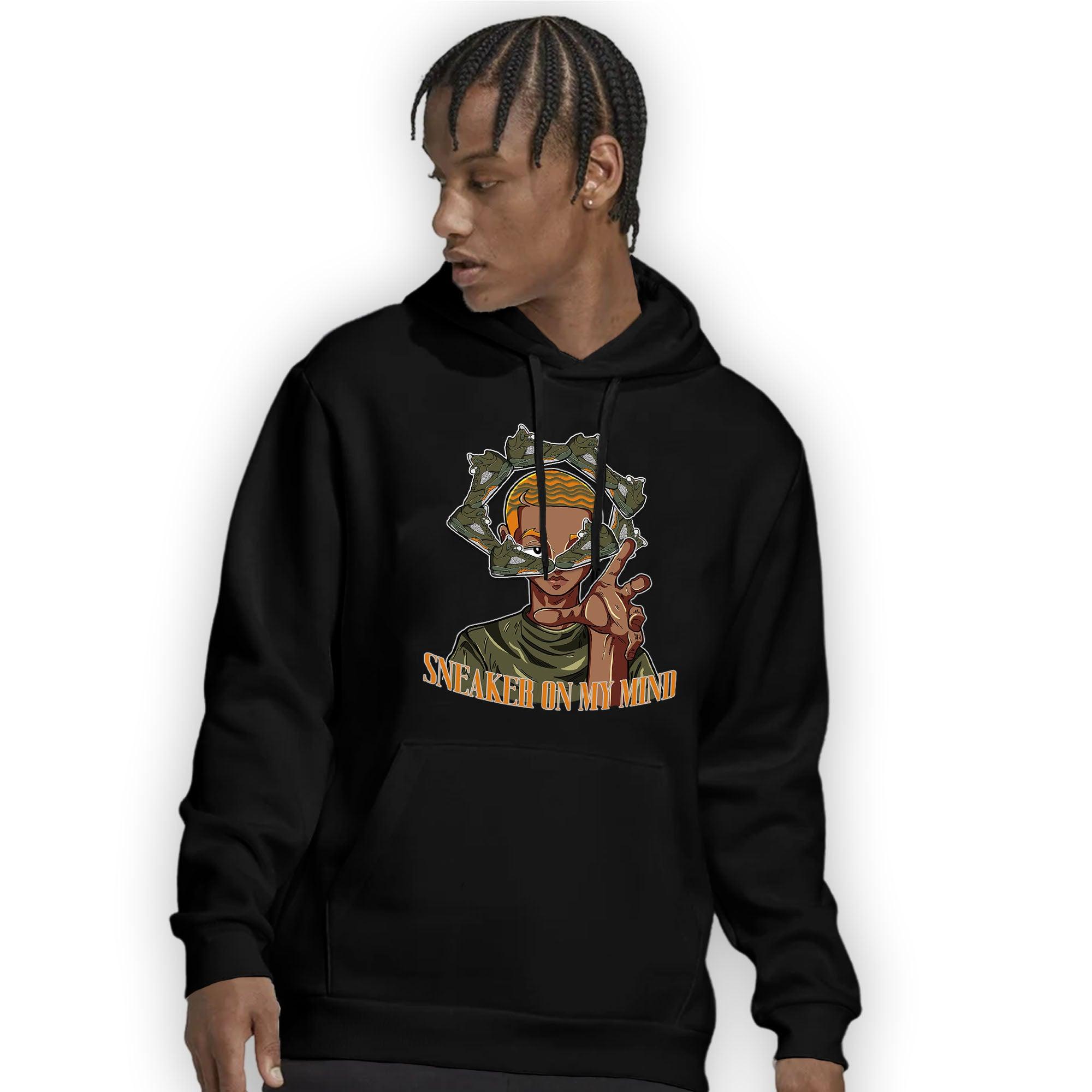 Olive 5s Hoodie Match Sneaker On My Mind - NastyJamz