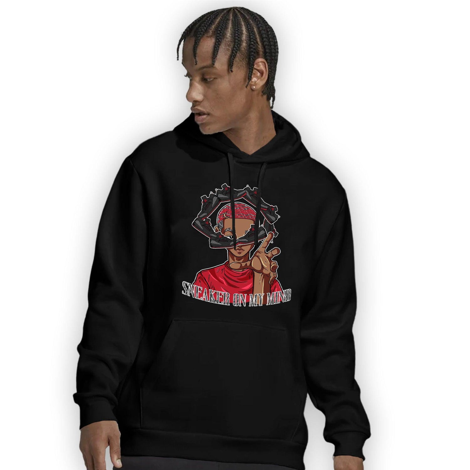 Spizike Low Bred Hoodie Match Sneaker On My Mind - NastyJamz