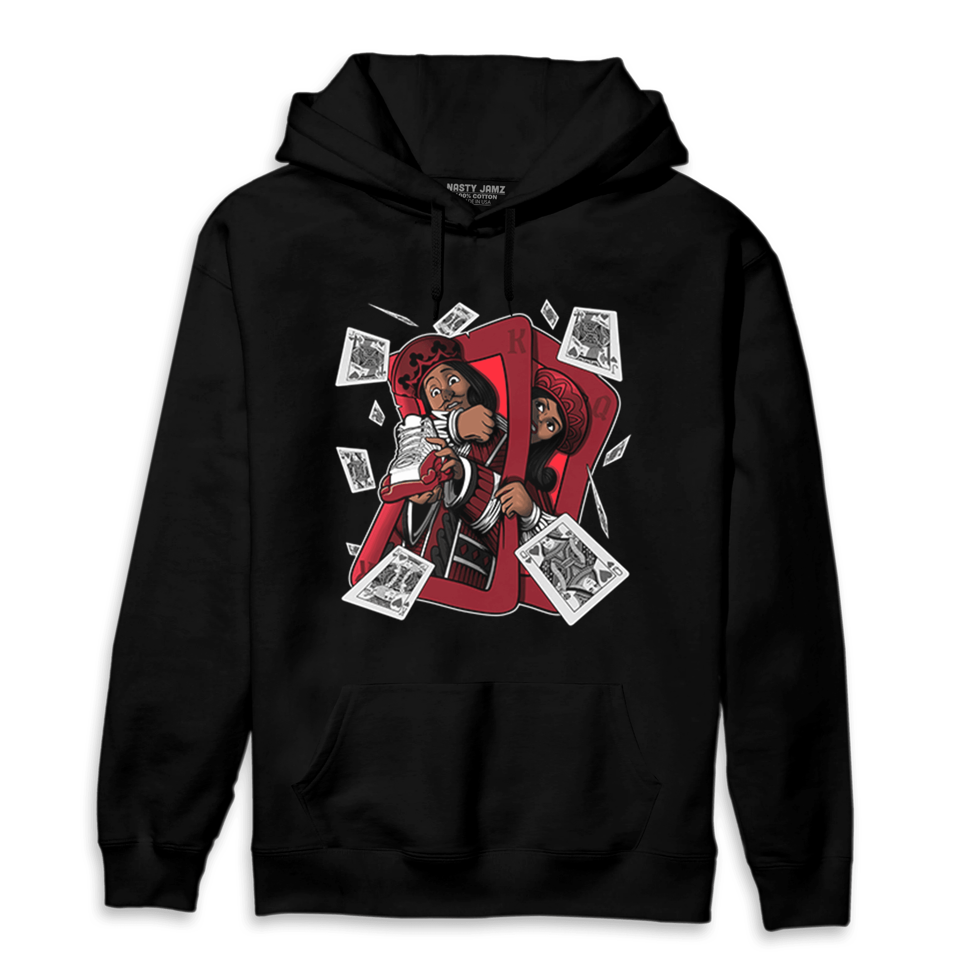 Cherry 12s Hoodie Match Sneaker Playing Card - NastyJamz