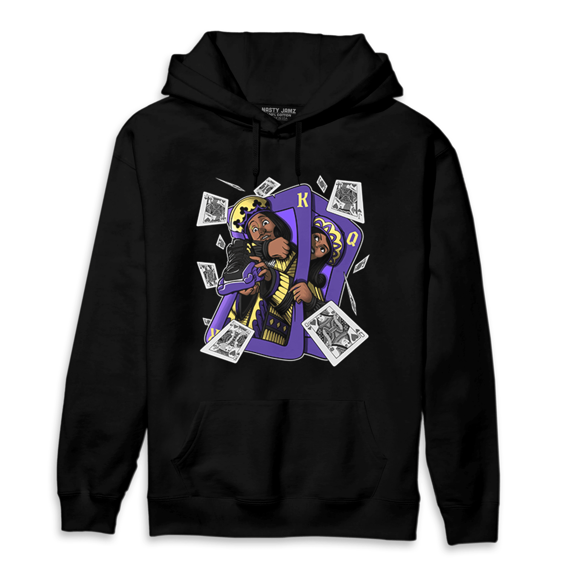 Field Purple 12s Hoodie Match Sneaker Playing Card - NastyJamz