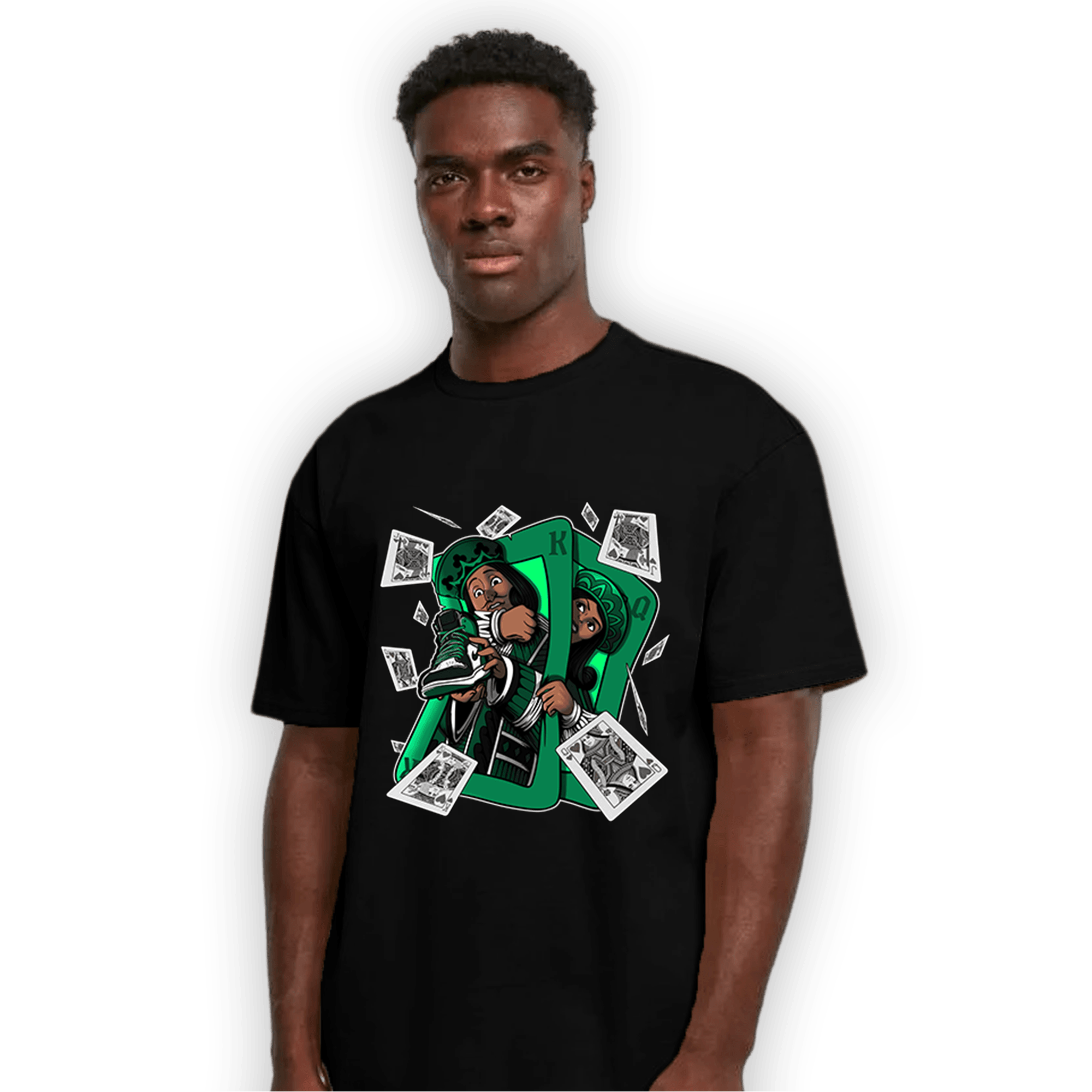 Celtic Lucky Green 1s T Shirt Match Sneaker Playing Card - NastyJamz