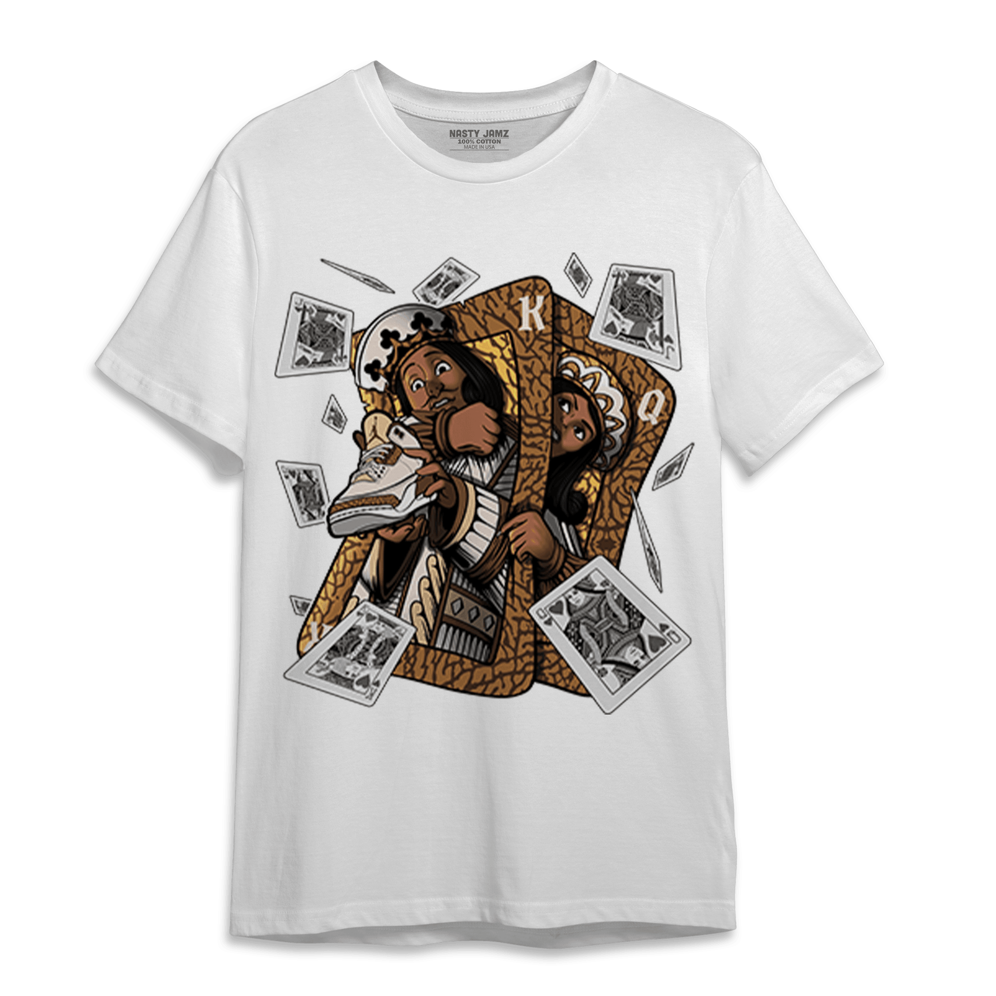 Palomino 3s T Shirt Match Sneaker Playing Card - NastyJamz