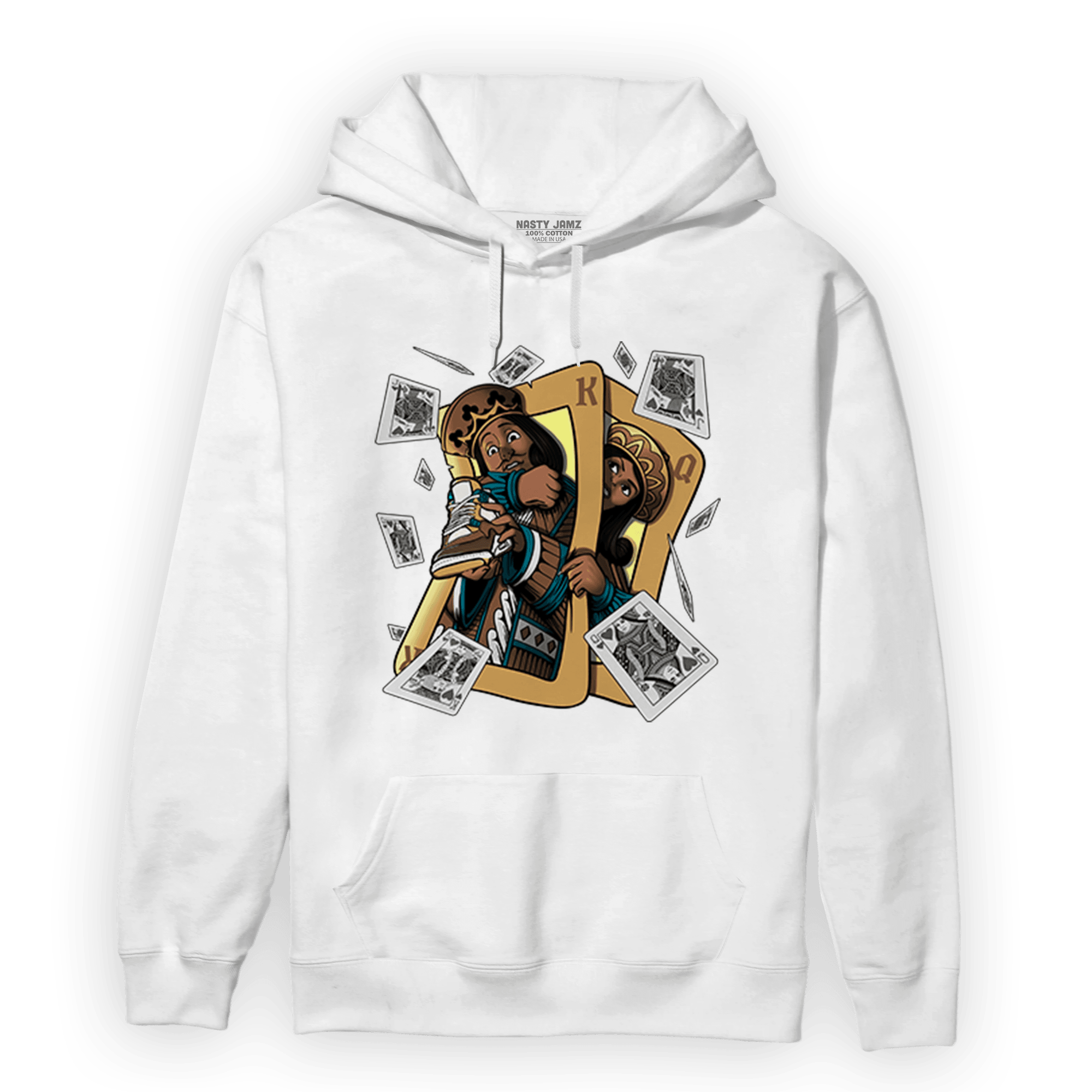 Cacao Wow 4s Hoodie Match Sneaker Playing Card - NastyJamz