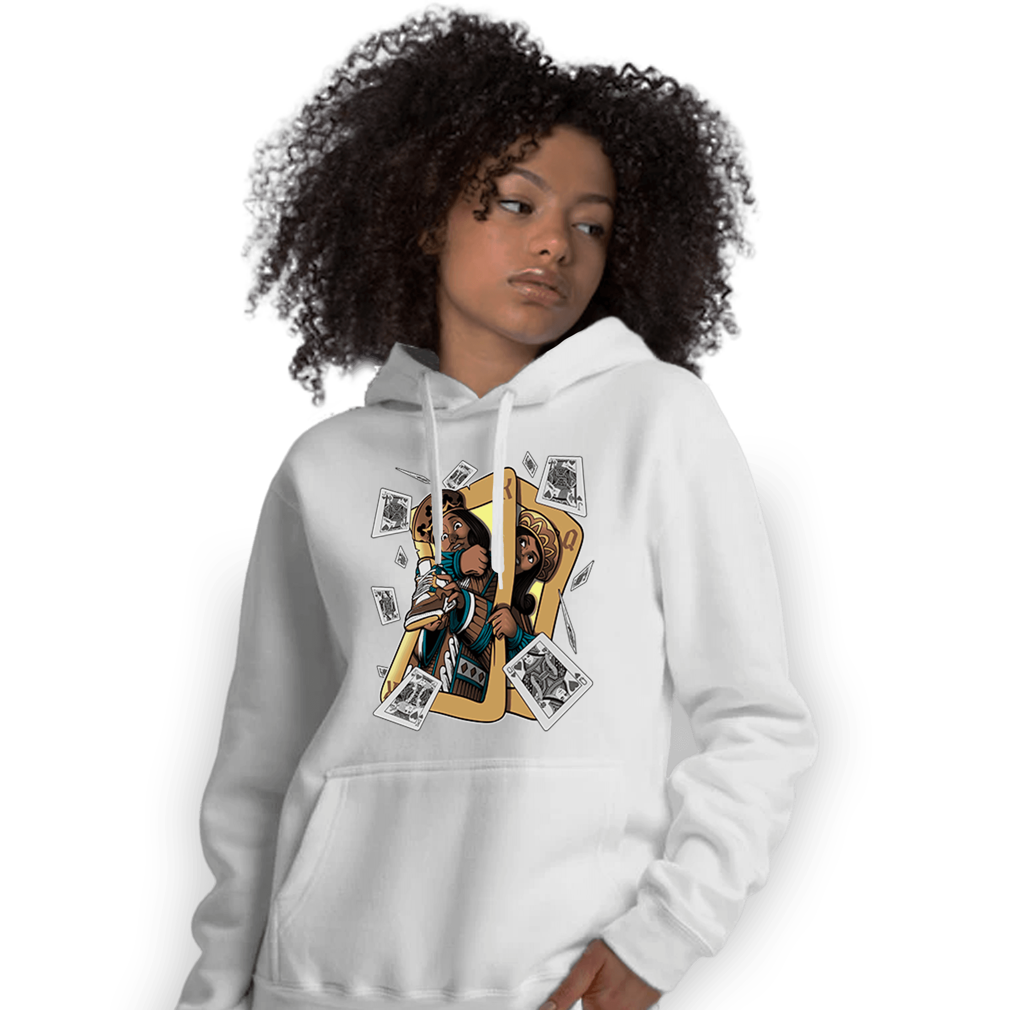 Cacao Wow 4s Hoodie Match Sneaker Playing Card - NastyJamz