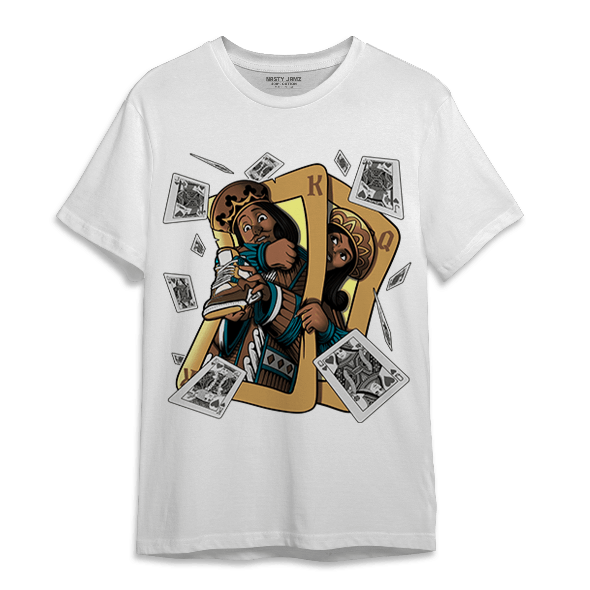 Cacao Wow 4s T Shirt Match Sneaker Playing Card - NastyJamz