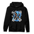 University Blue 5s Hoodie Match Sneaker Playing Card - NastyJamz