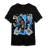 University Blue 5s T Shirt Match Sneaker Playing Card - NastyJamz