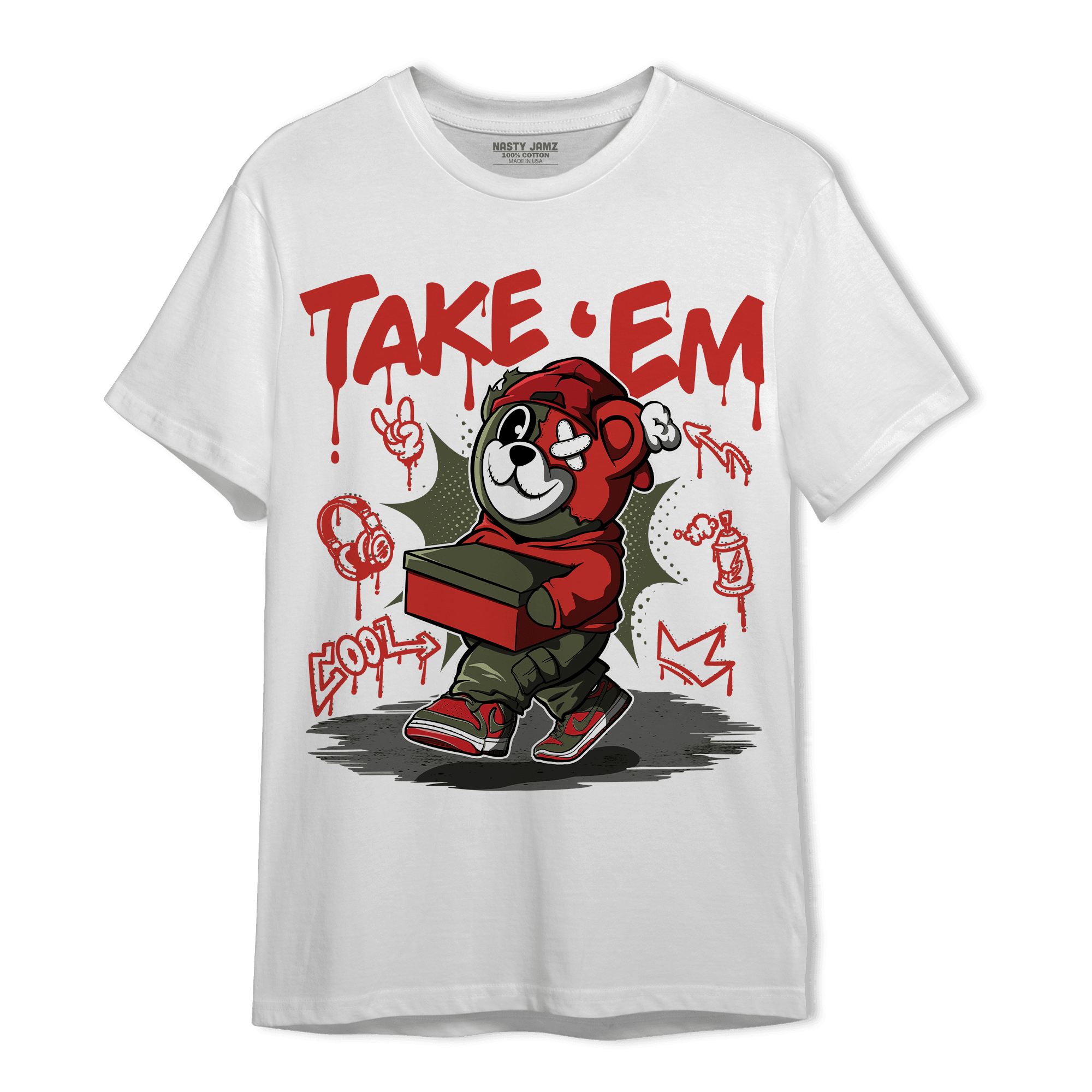 Dunk Low Mystic Red T Shirt Match Take &