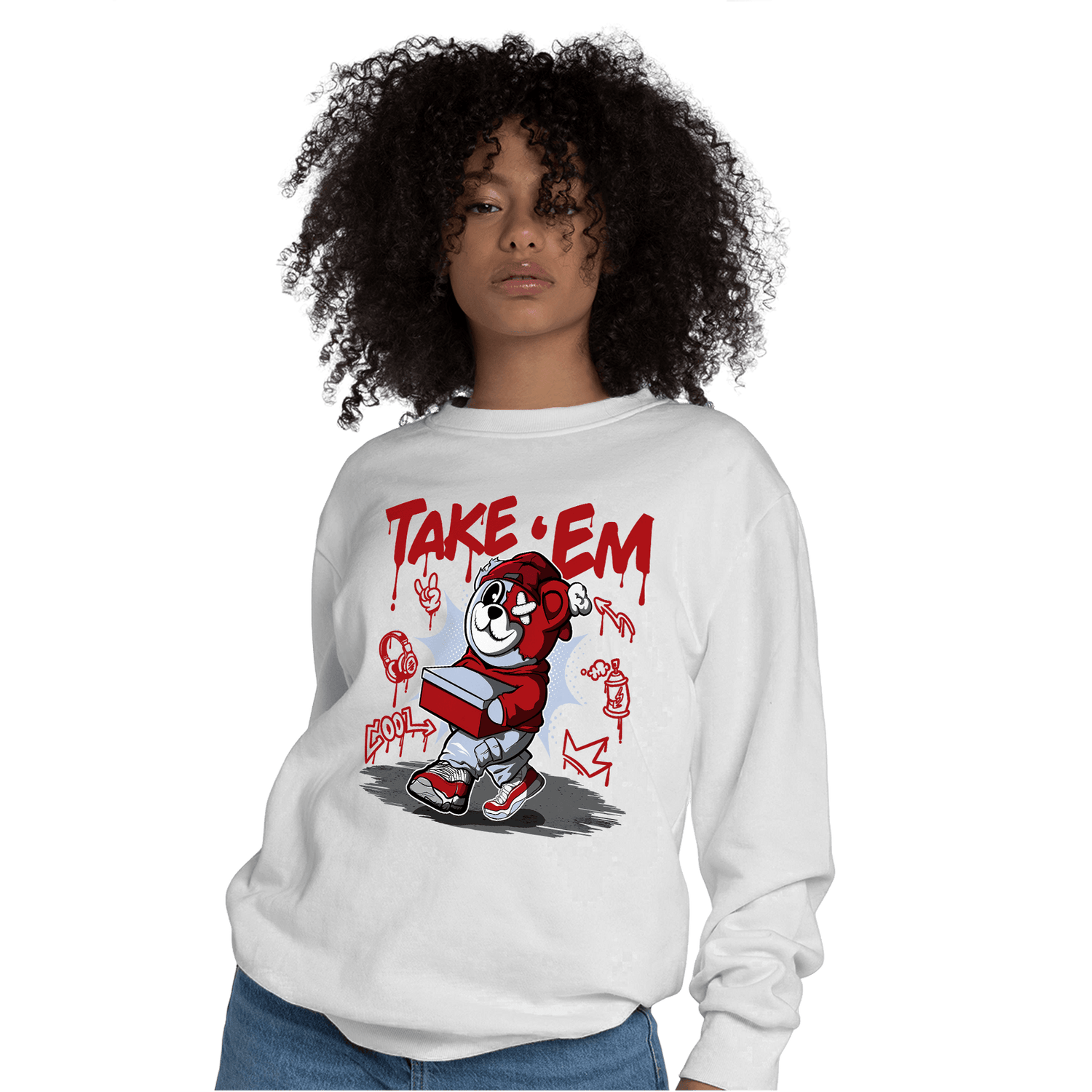 Cherry 11s Sweatshirt Match Take &