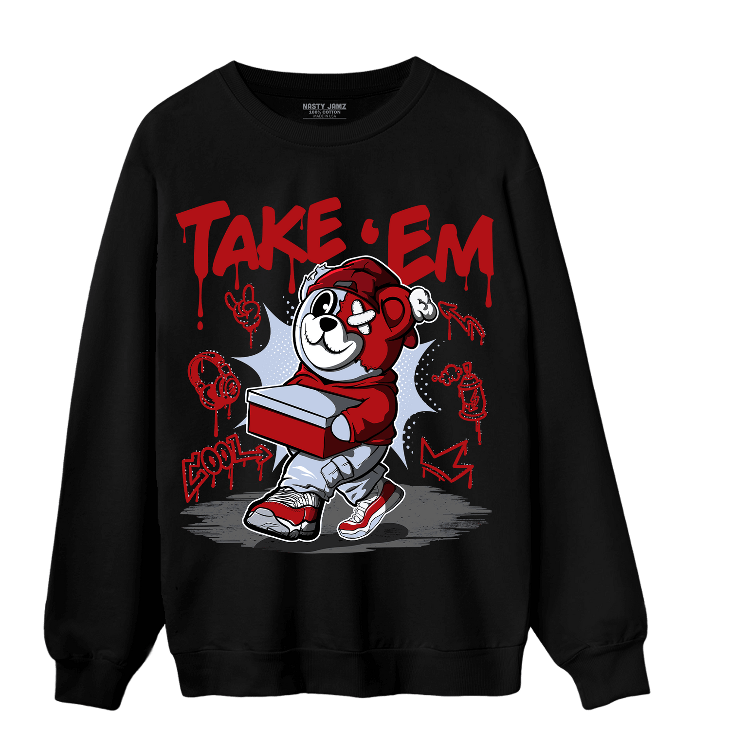 Cherry 11s Sweatshirt Match Take &