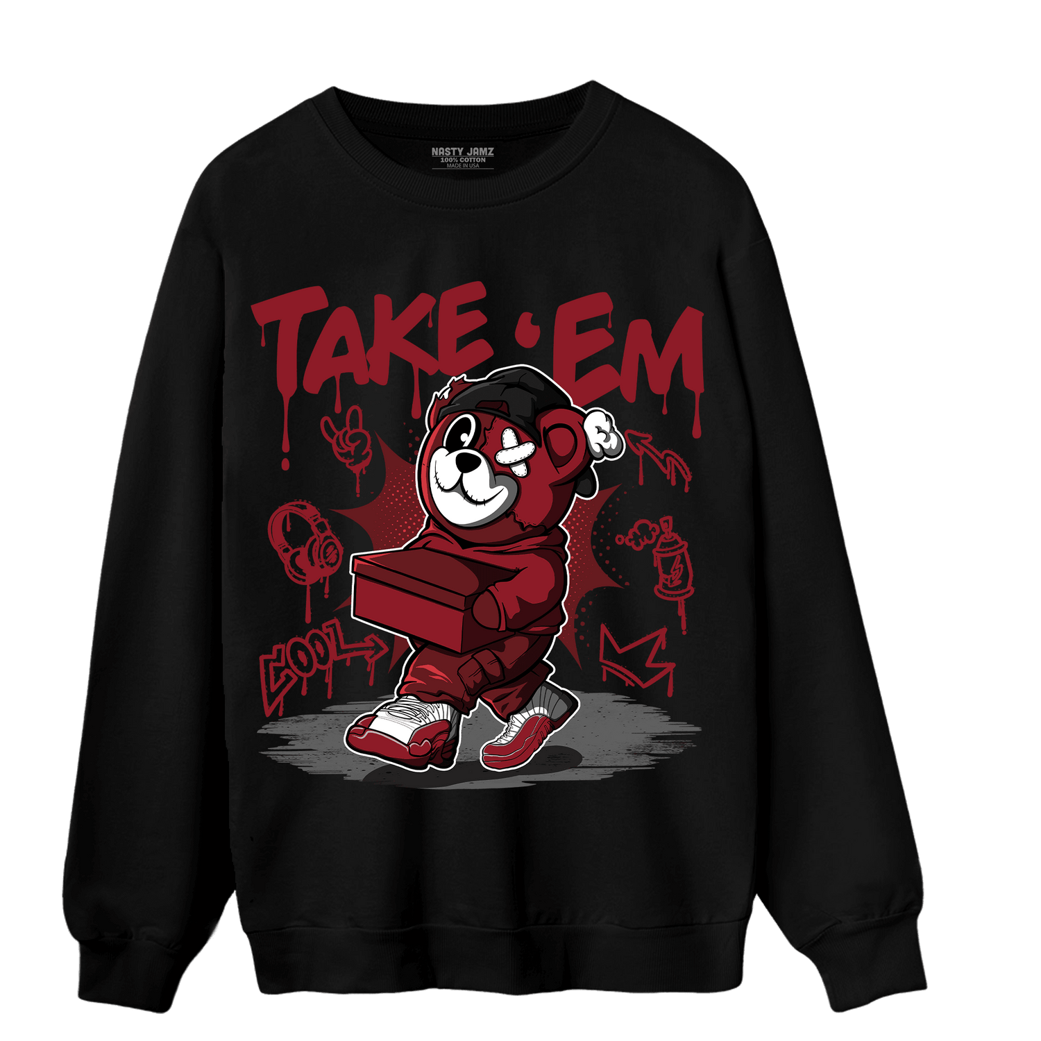 Cherry 12s Sweatshirt Match Take &