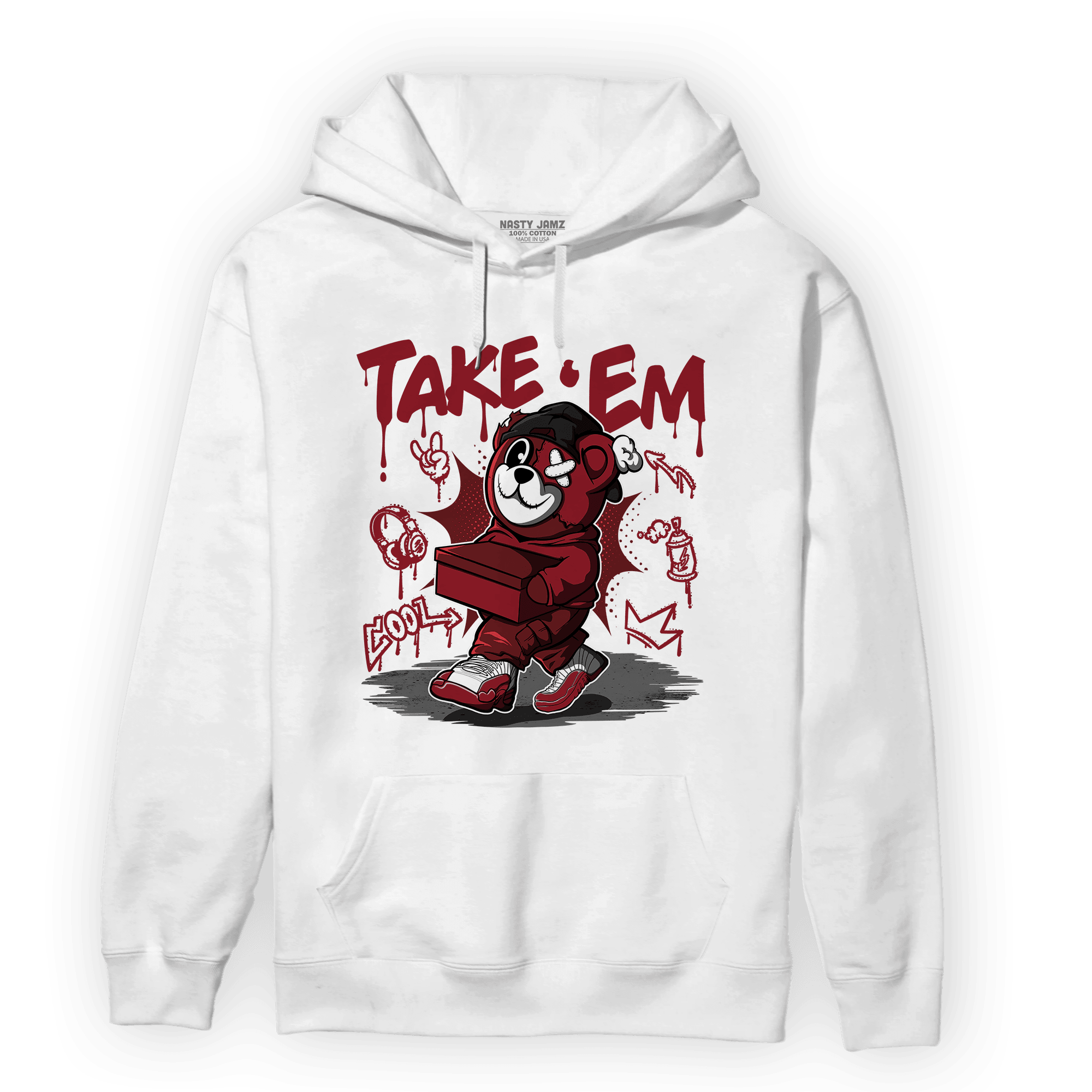 Cherry 12s Hoodie Match Take &