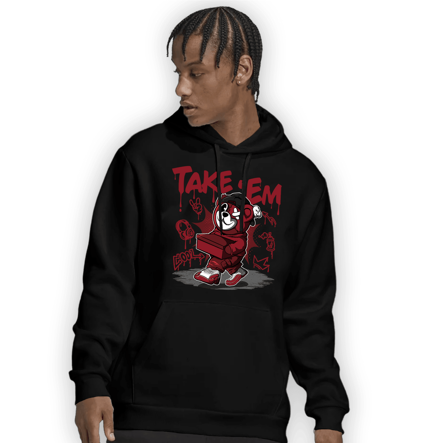 Cherry 12s Hoodie Match Take &