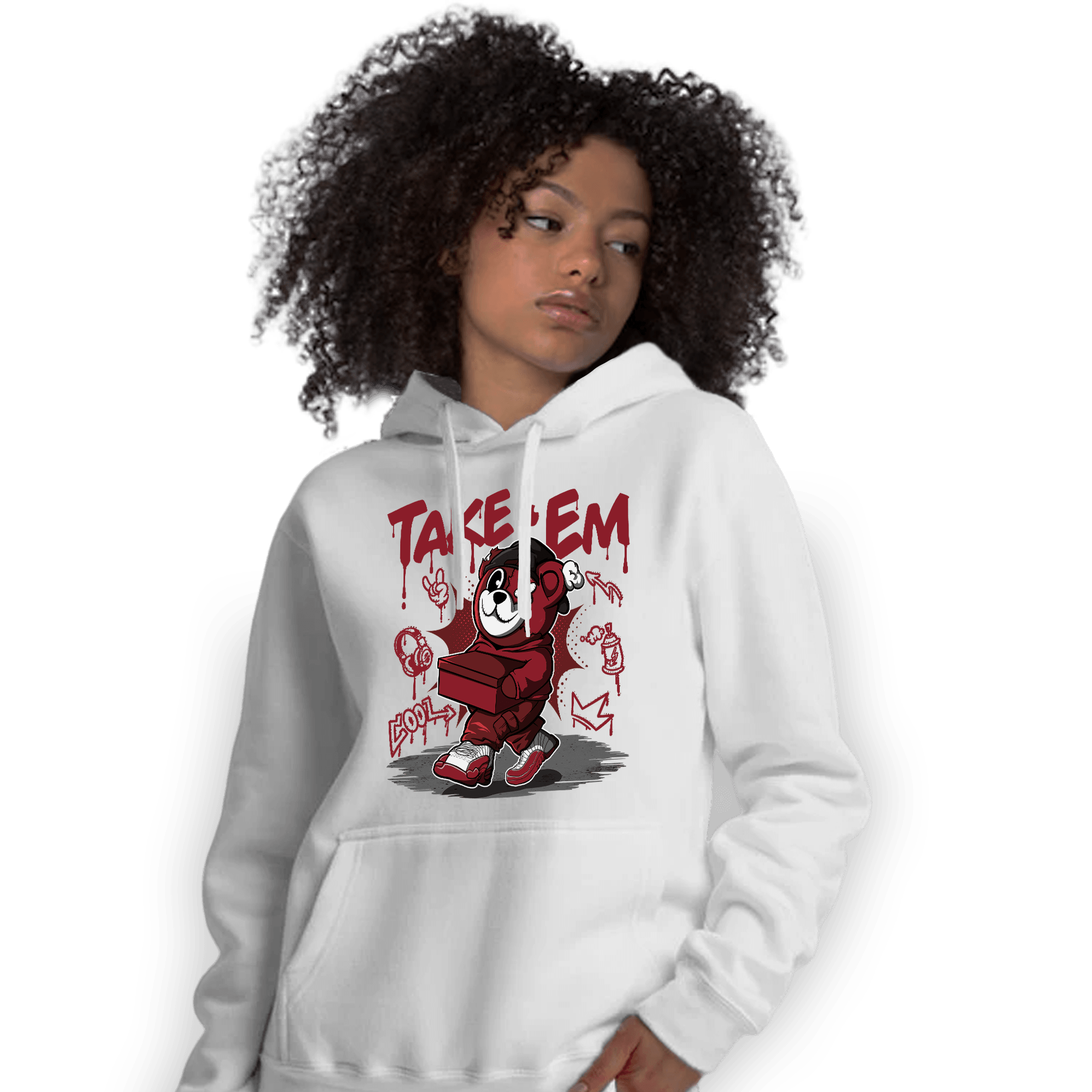 Cherry 12s Hoodie Match Take &