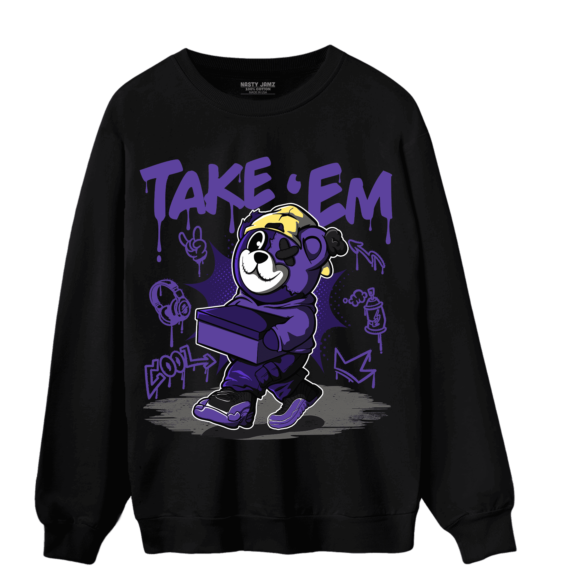 Field Purple 12s Sweatshirt Match Take &