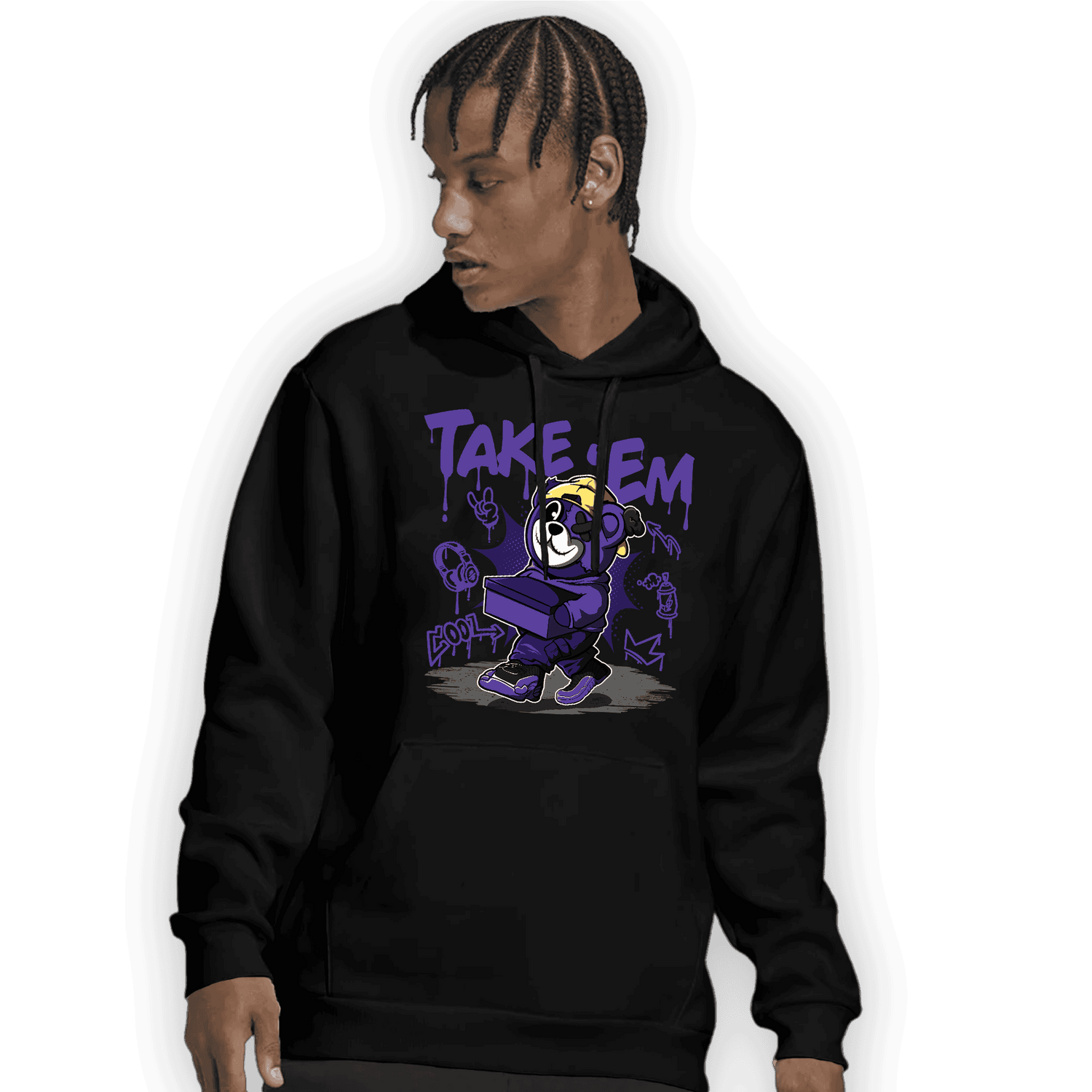 Field Purple 12s Hoodie Match Take &