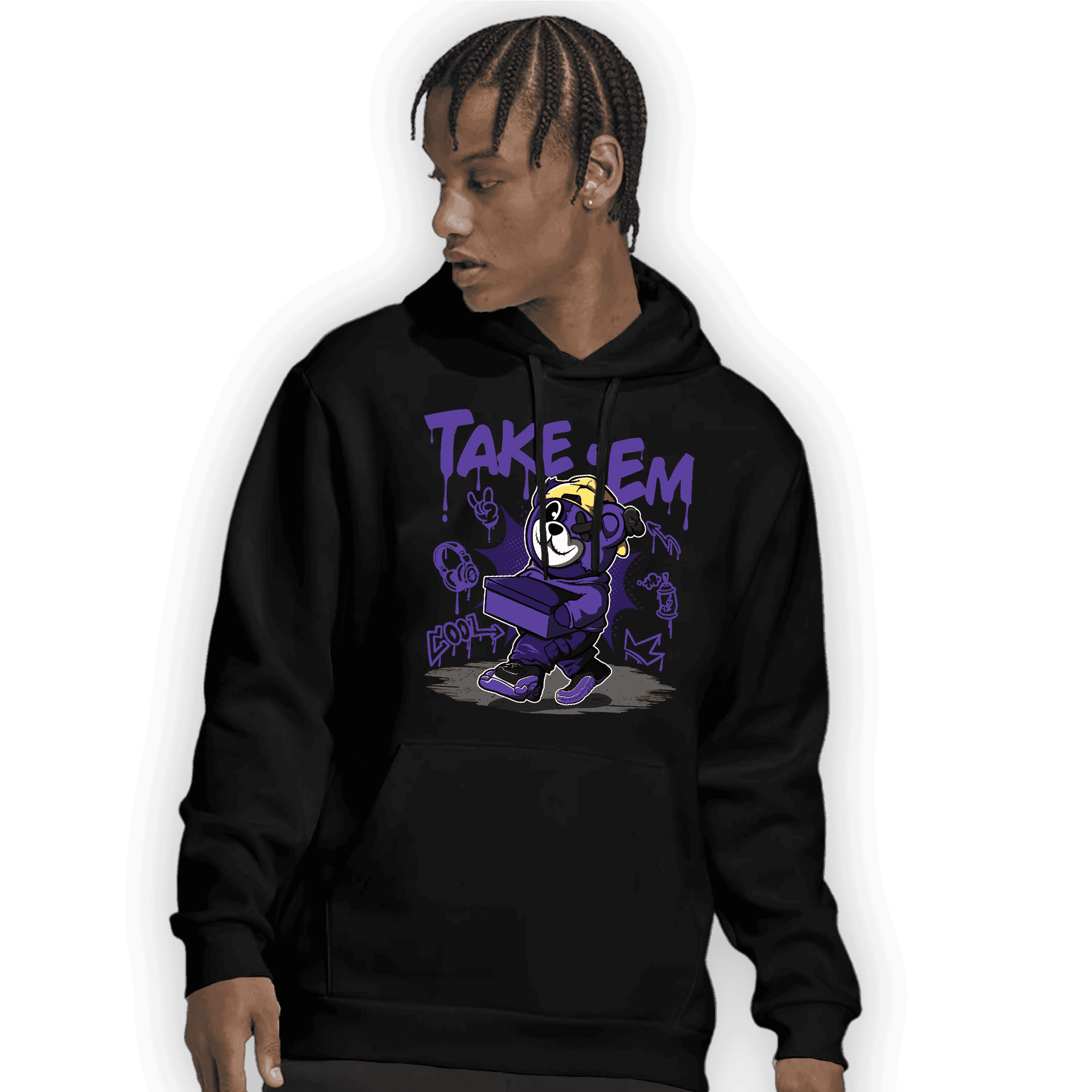 Field Purple 12s Hoodie Match Take &