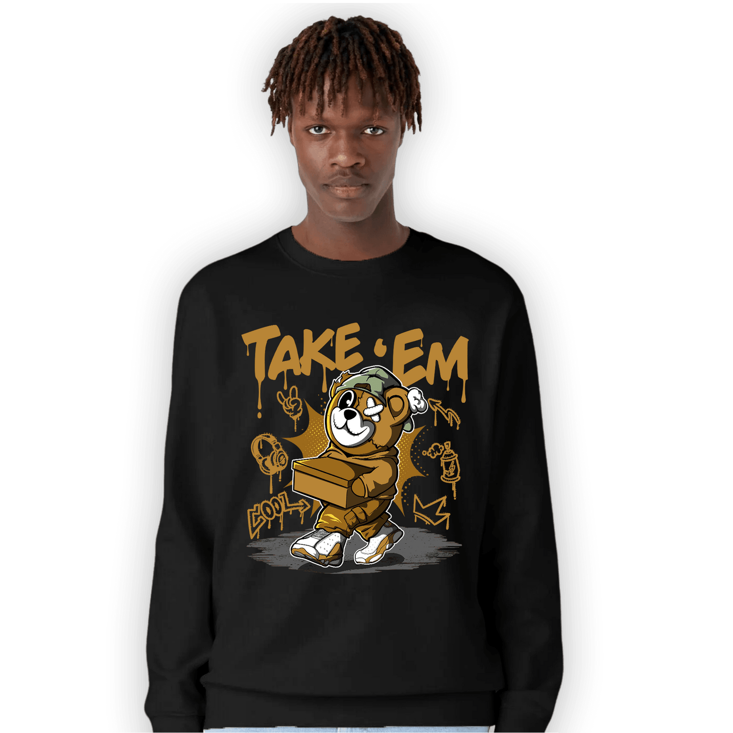 Wheat 13s Sweatshirt Match Take &