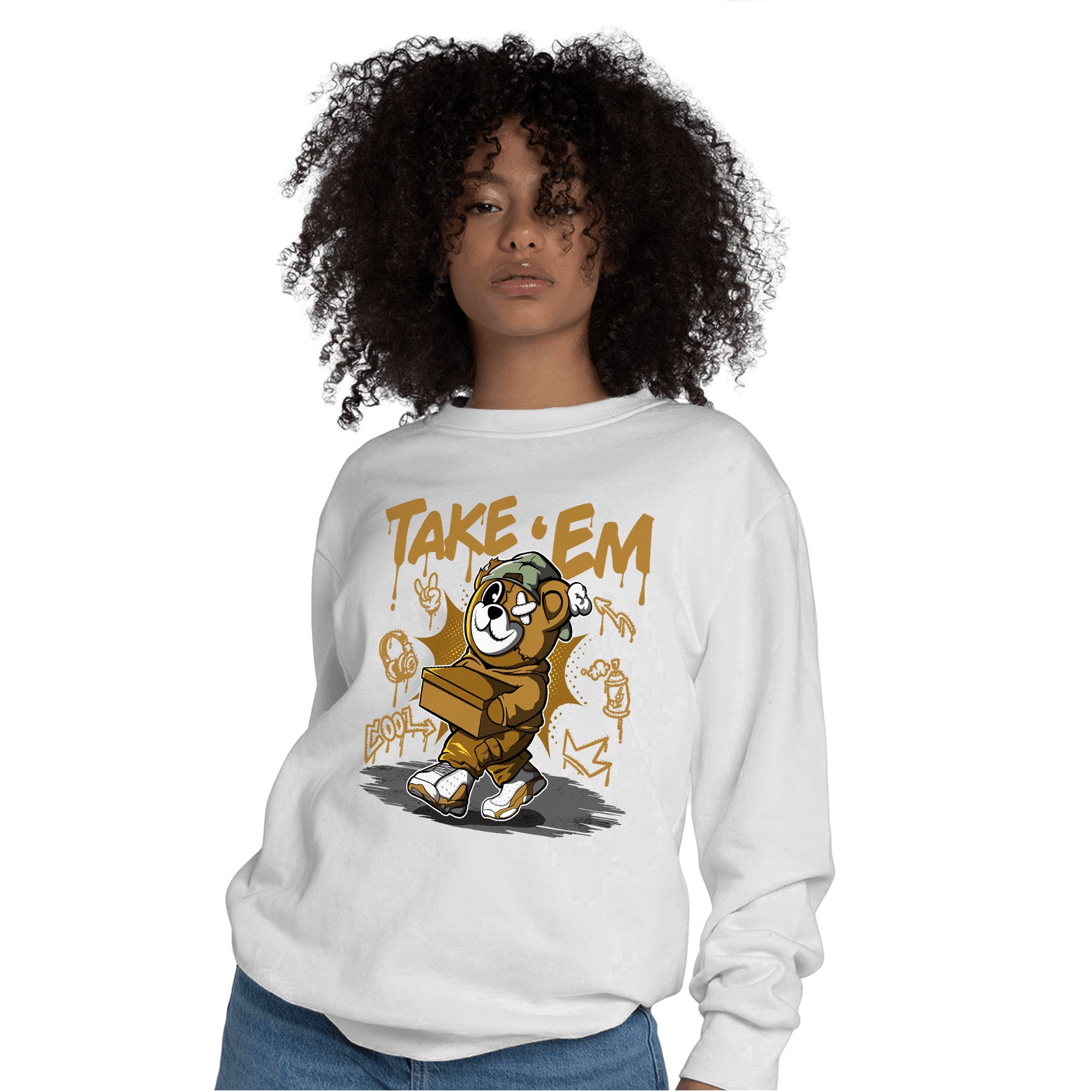 Wheat 13s Sweatshirt Match Take &