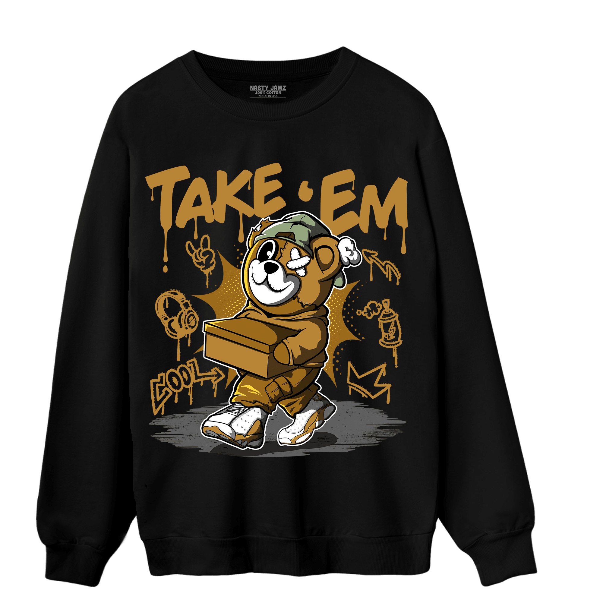 Wheat 13s Sweatshirt Match Take &
